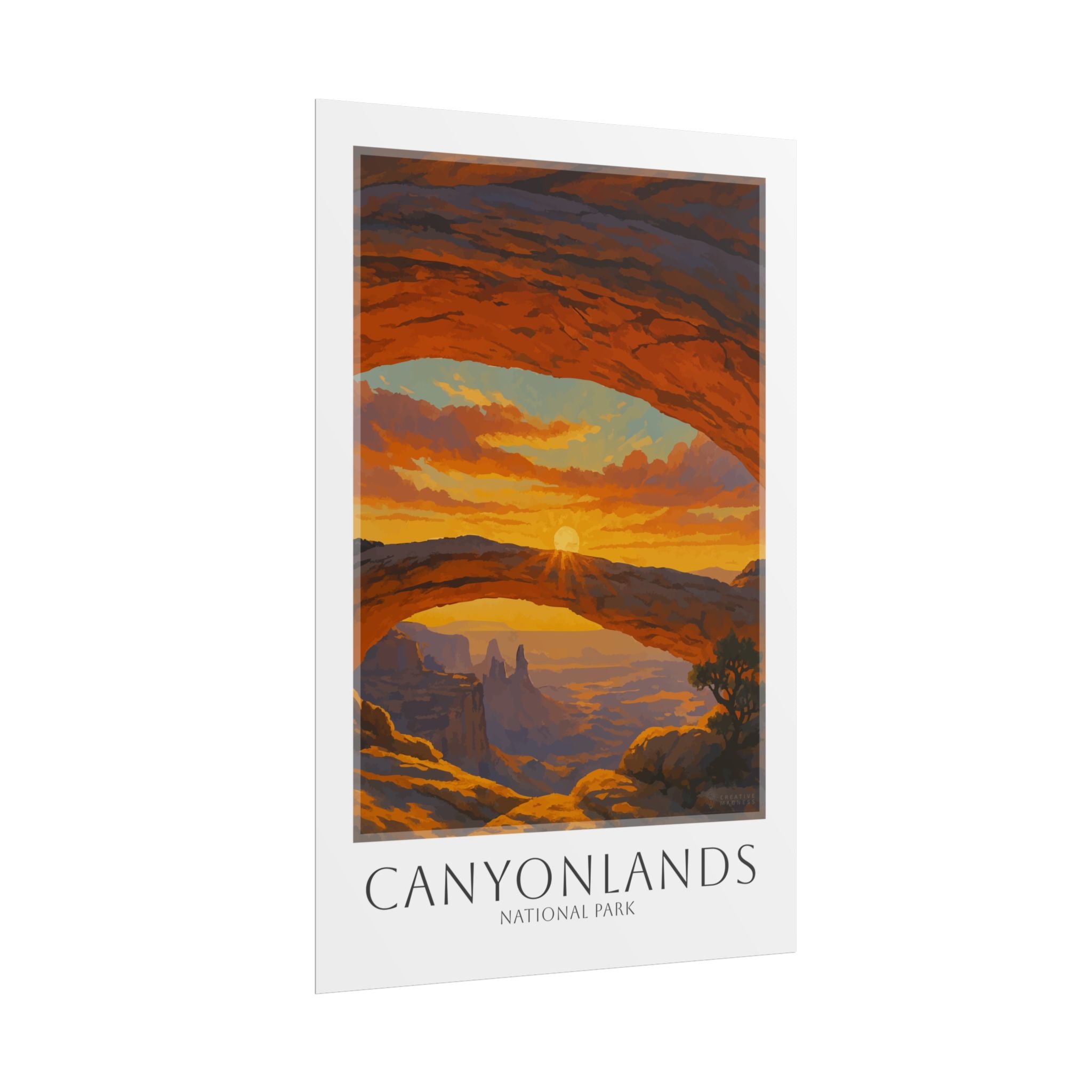 CANYONLANDS * Travel Poster * National Park Wall Art