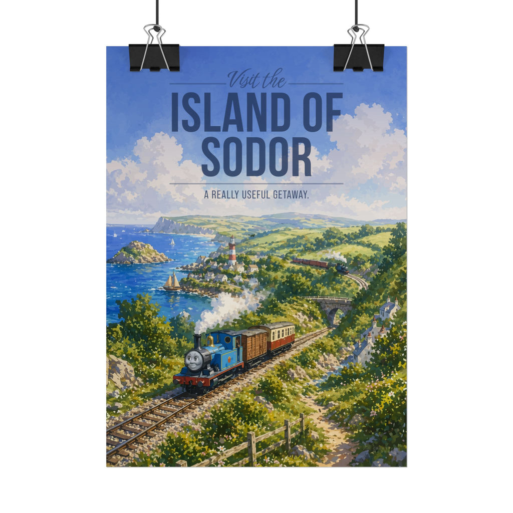 Island Of Sodor Travel Poster