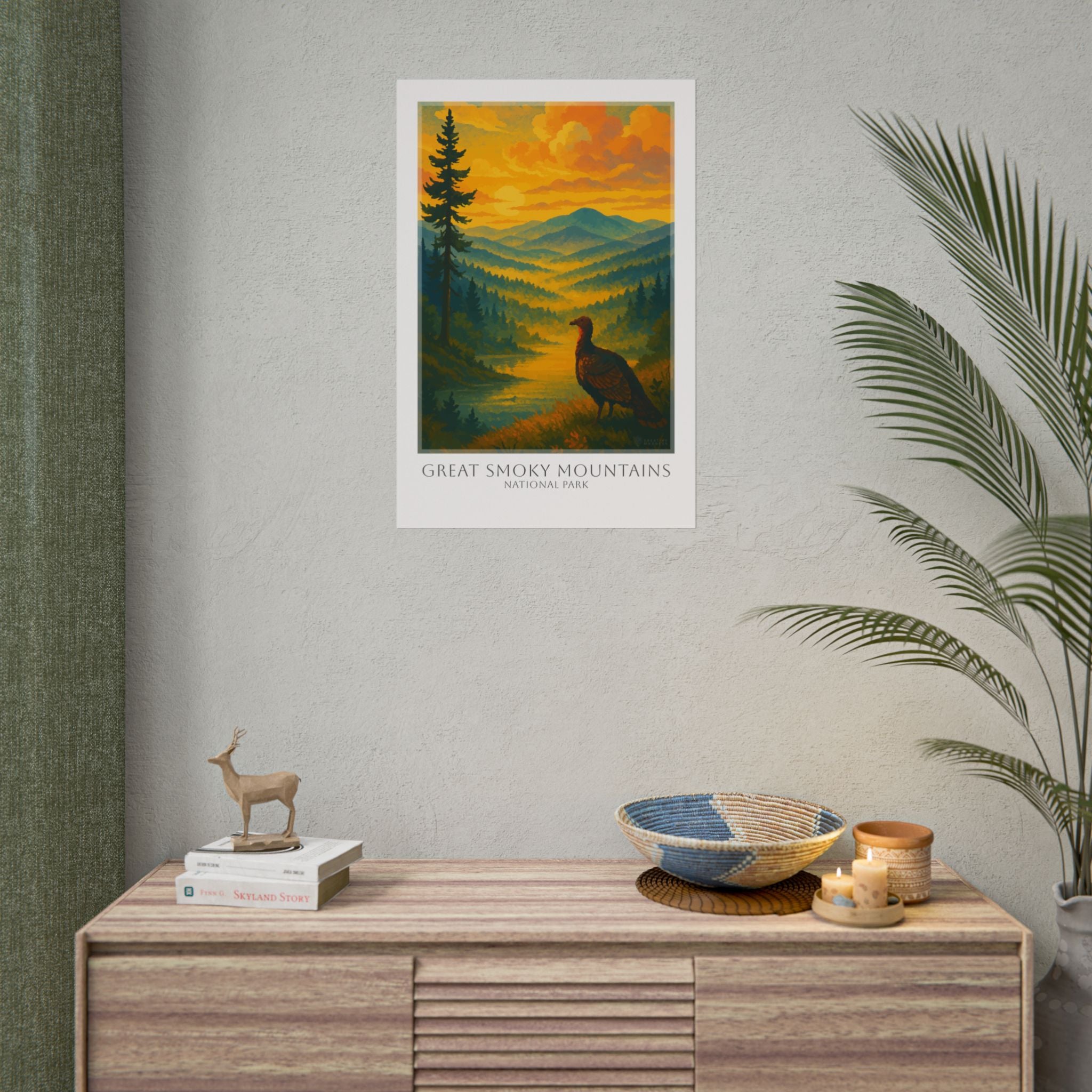 GREAT SMOKY MOUNTAINS  * Travel Poster * National Park Wall Art