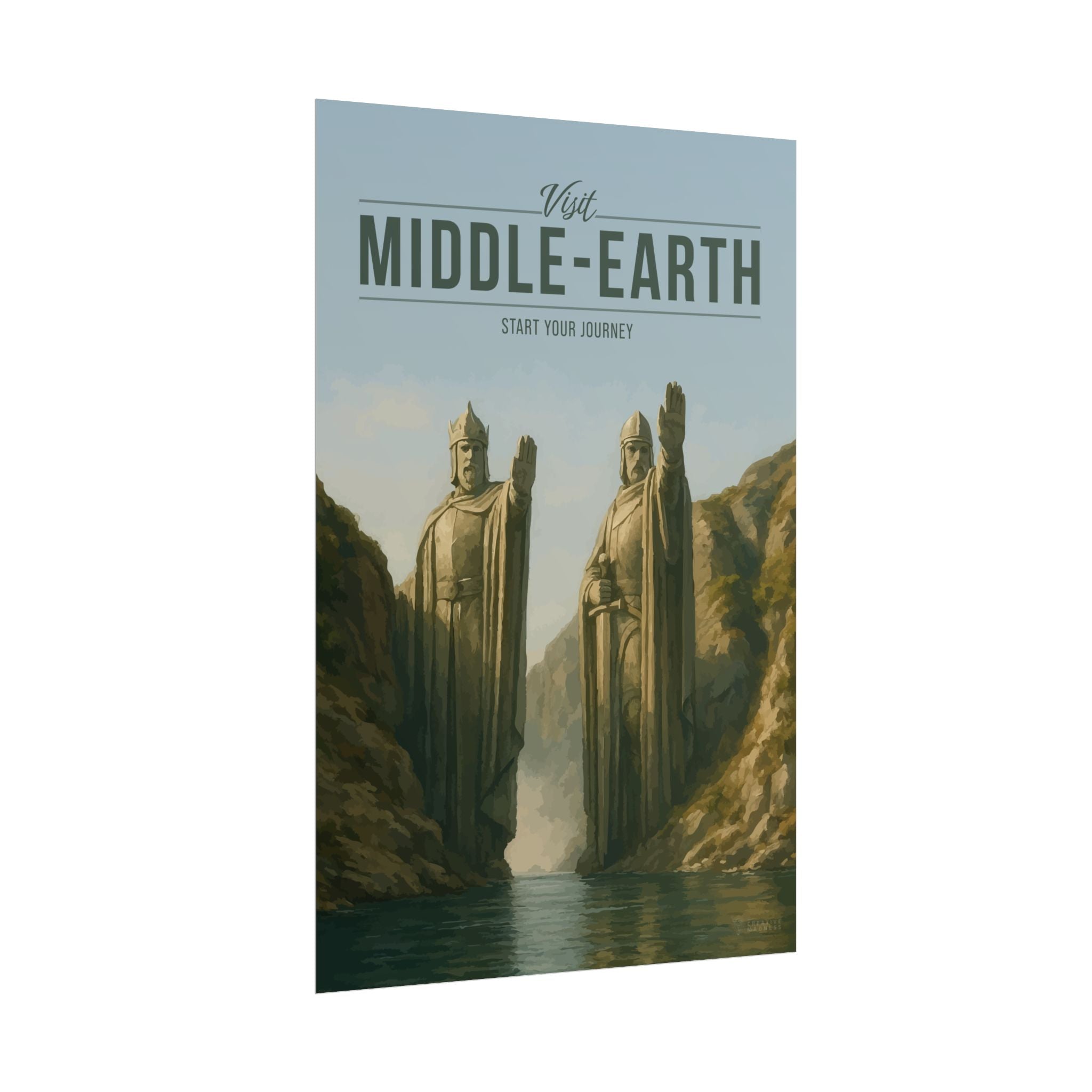 Middle-Earth Travel Poster