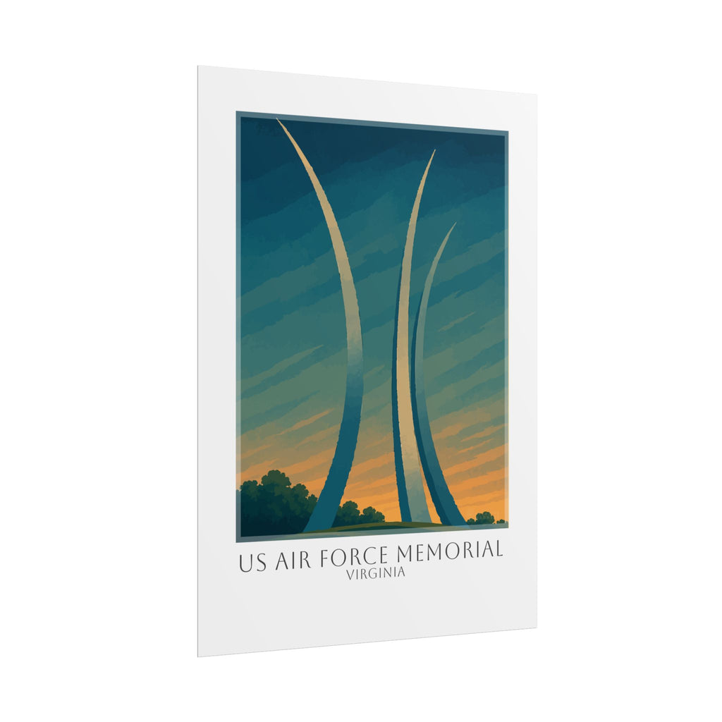 Us Air Force Memorial Travel Poster