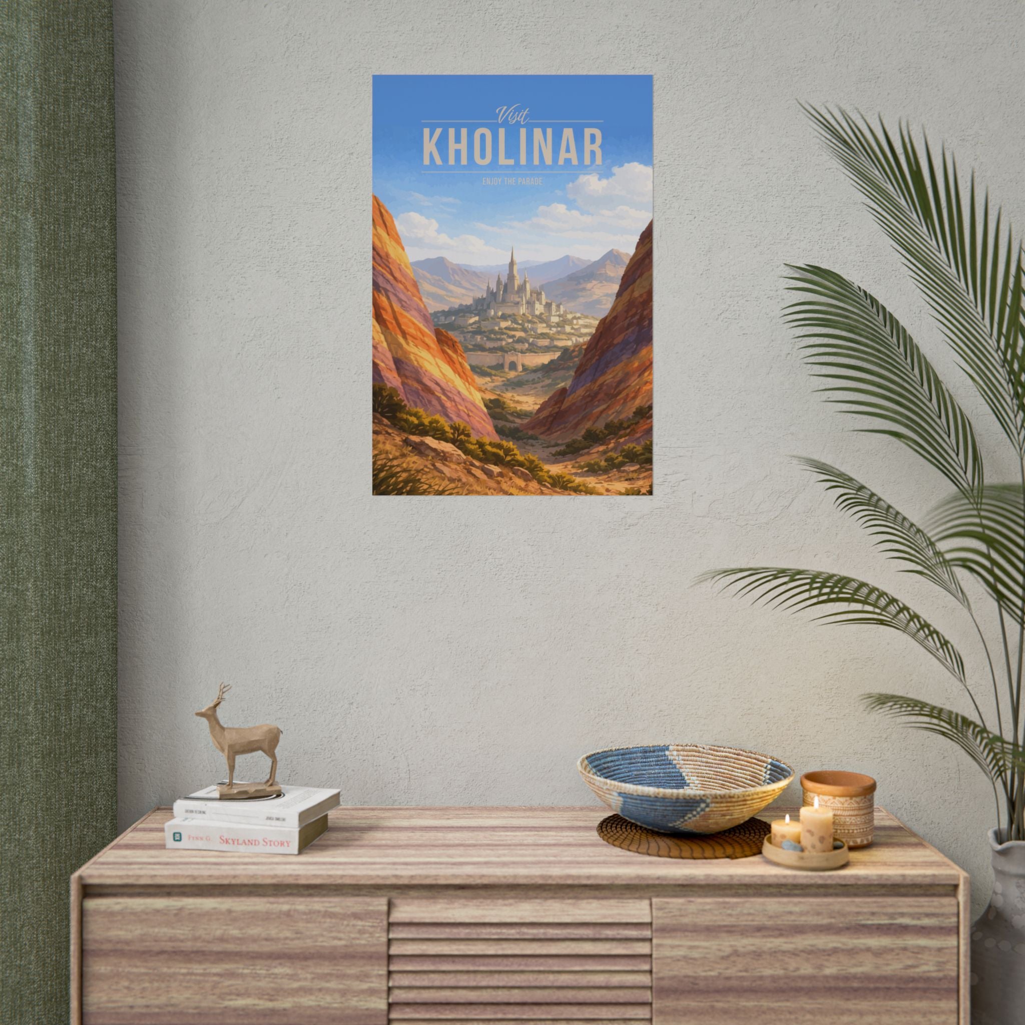 Kholinar Travel Poster