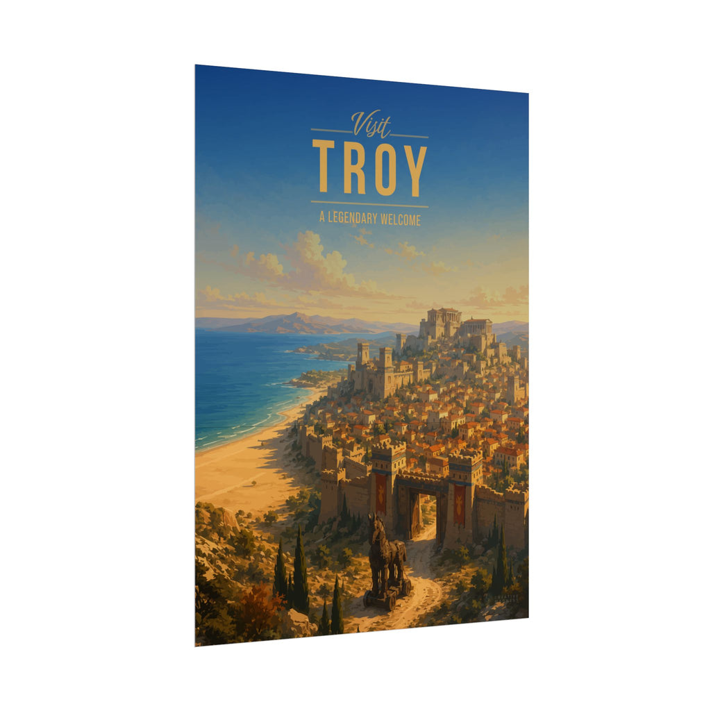 Troy Travel Poster