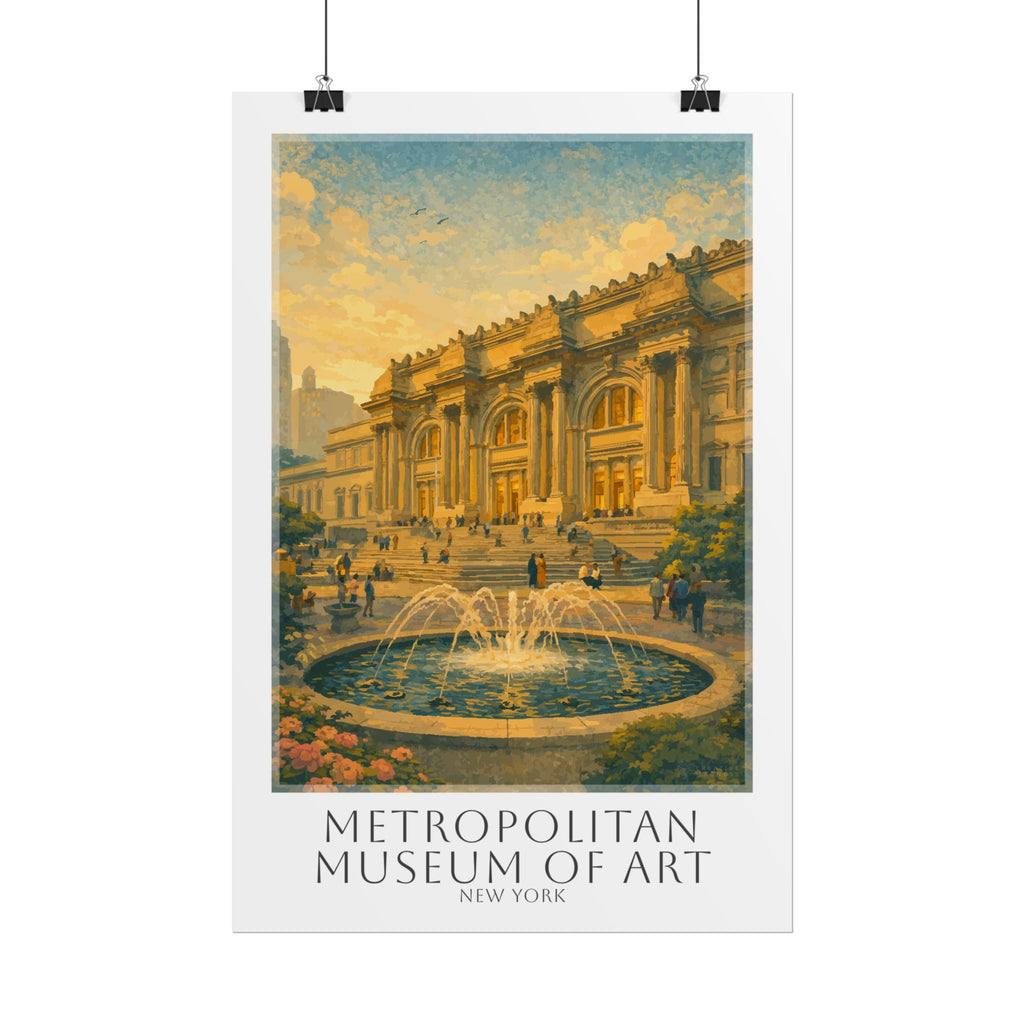 Metropolitan Museum Of Art Travel Poster
