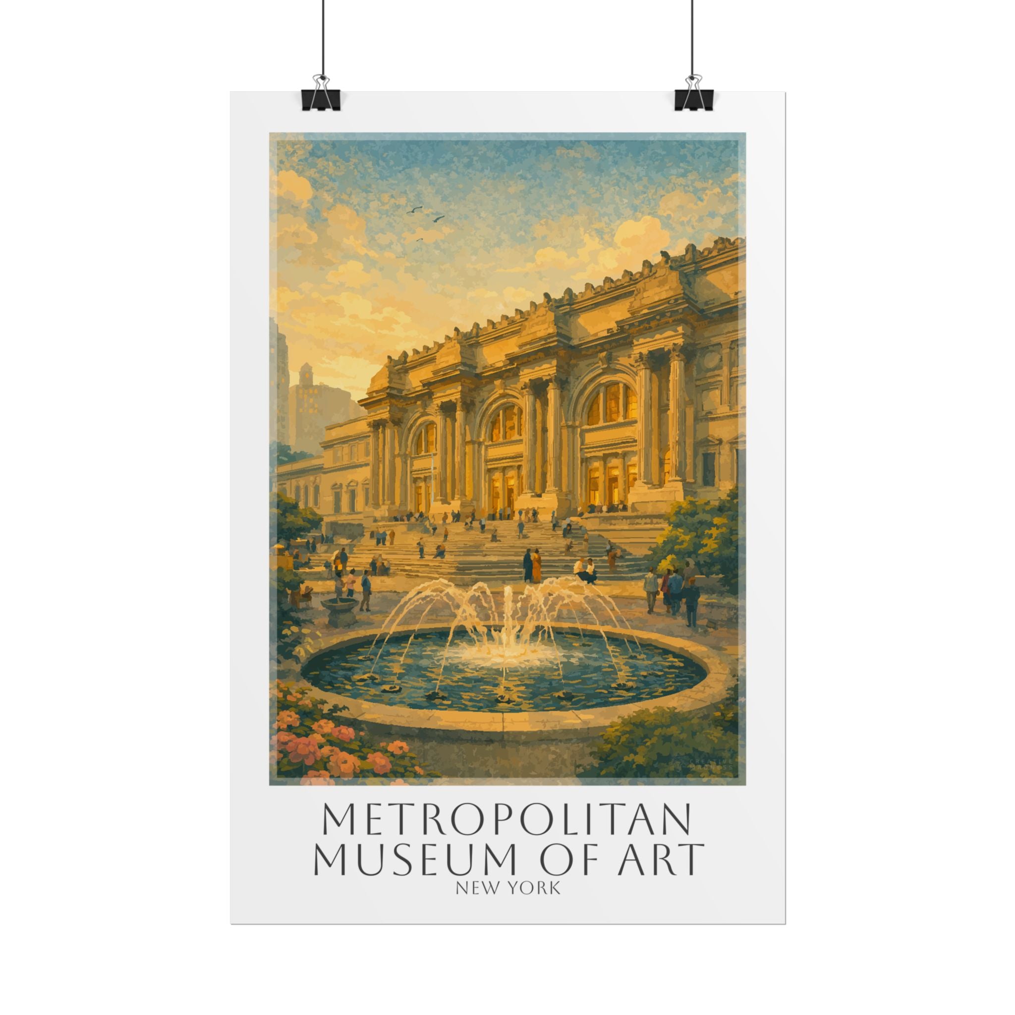 Metropolitan Museum Of Art Travel Poster