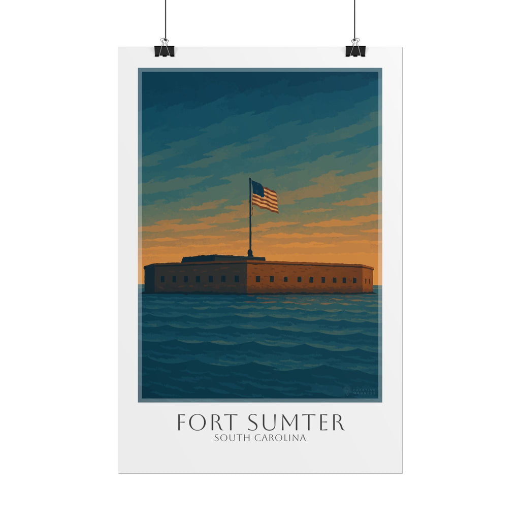 Fort Sumter Travel Poster