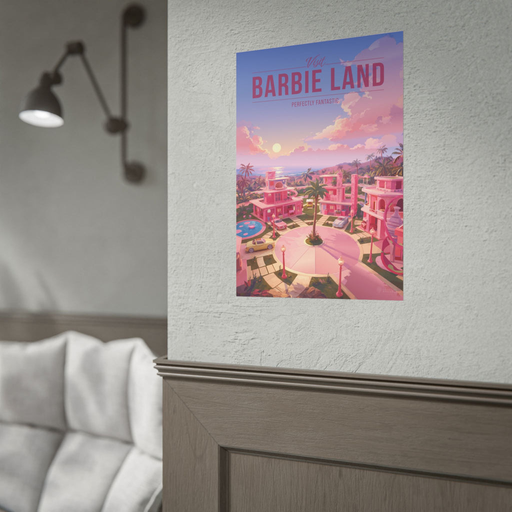 Barbie Land Travel Poster