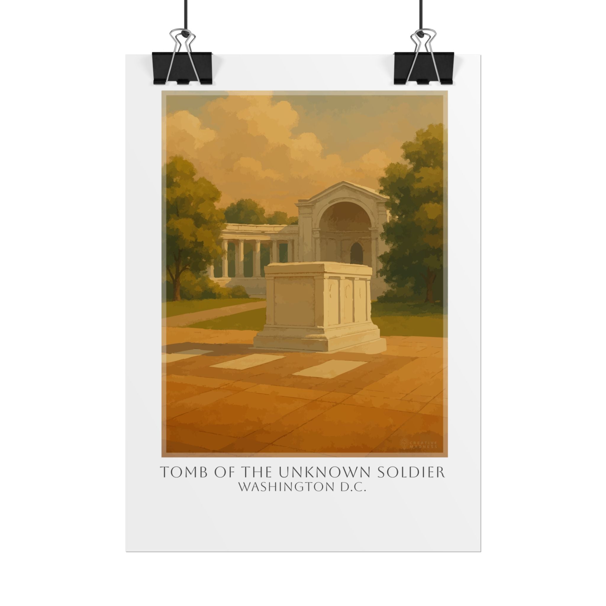 Tomb Of The Unknown Soldier Travel Poster