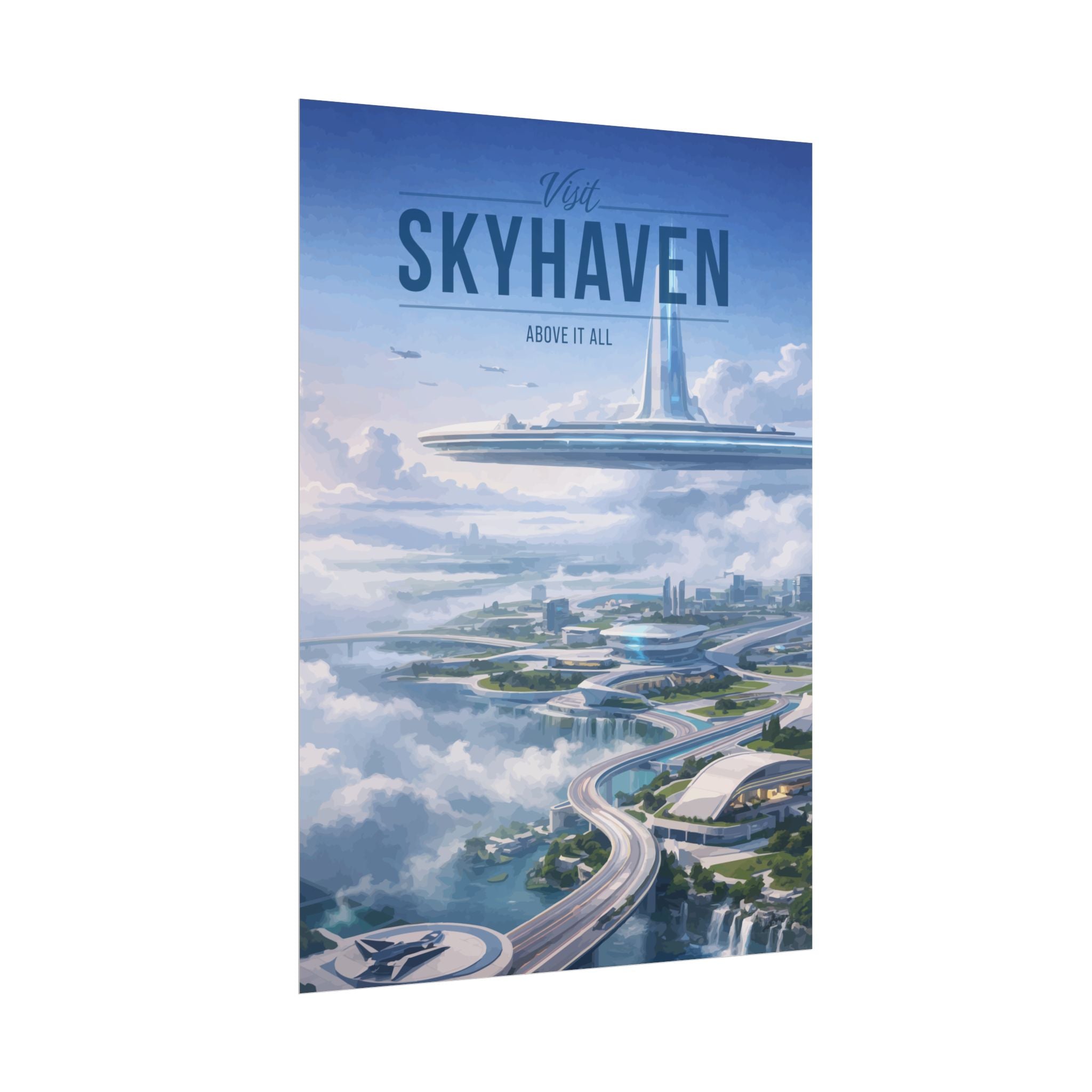 Skyhaven Travel Poster
