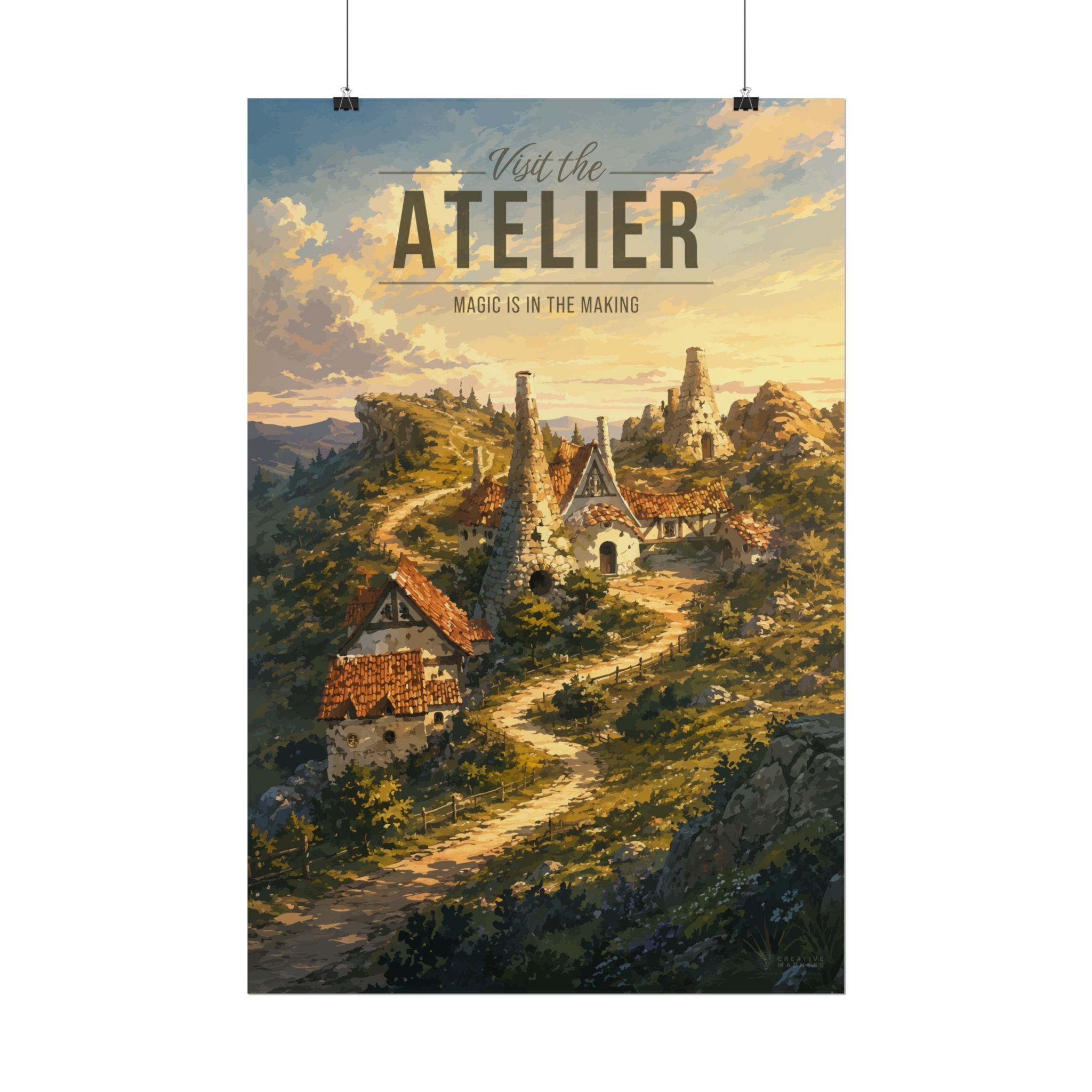 Atelier Travel Poster