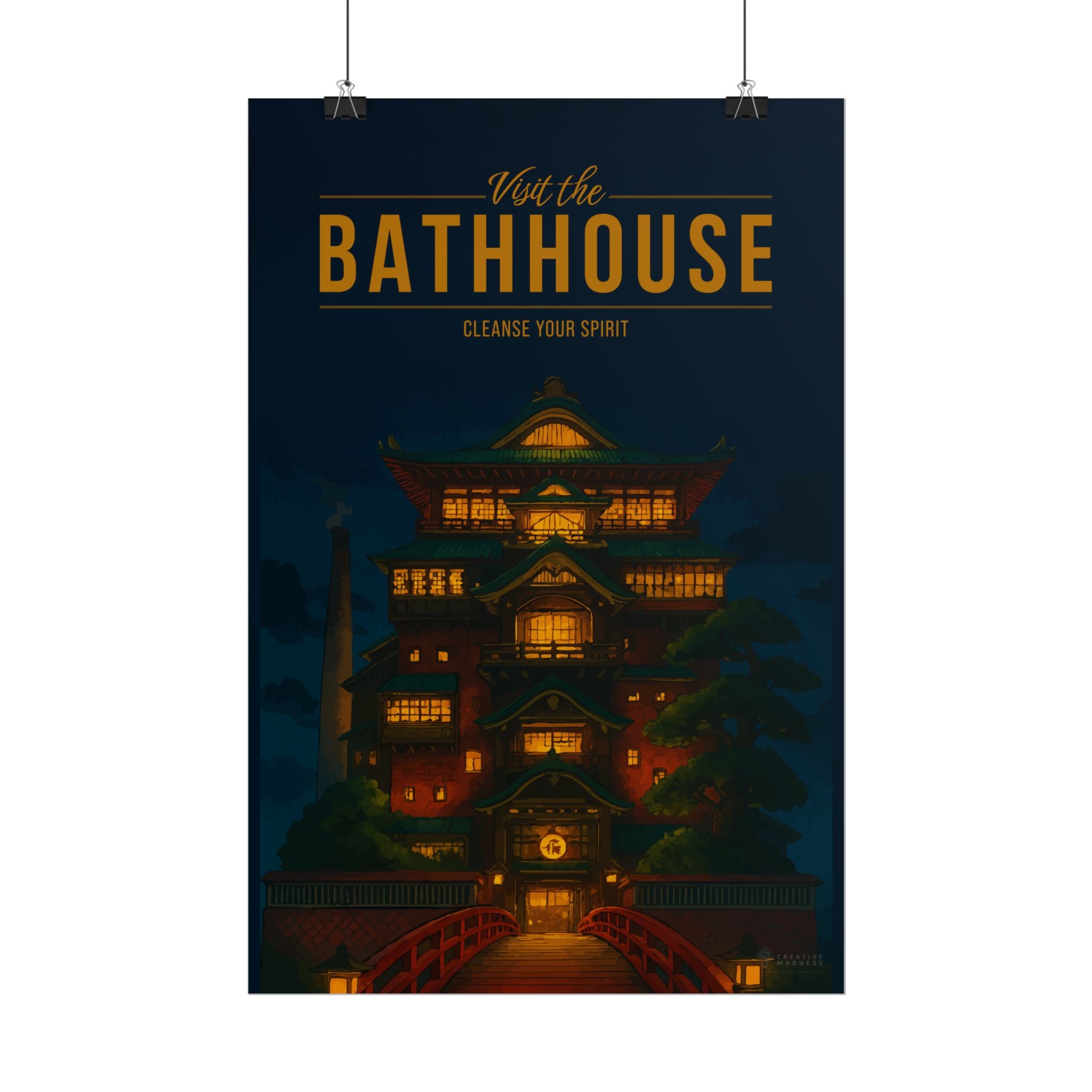 The Bathhouse Travel Poster