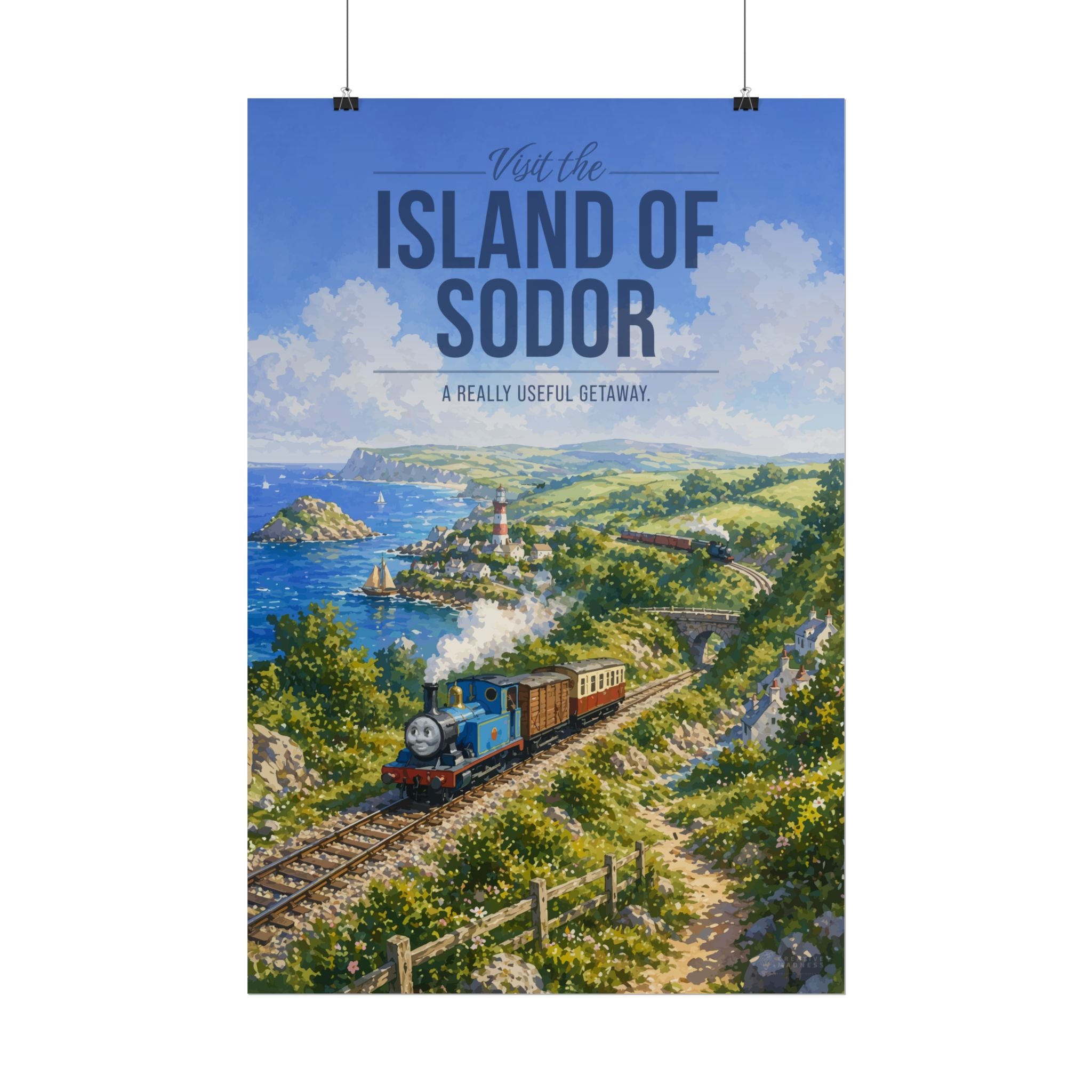Island Of Sodor Travel Poster