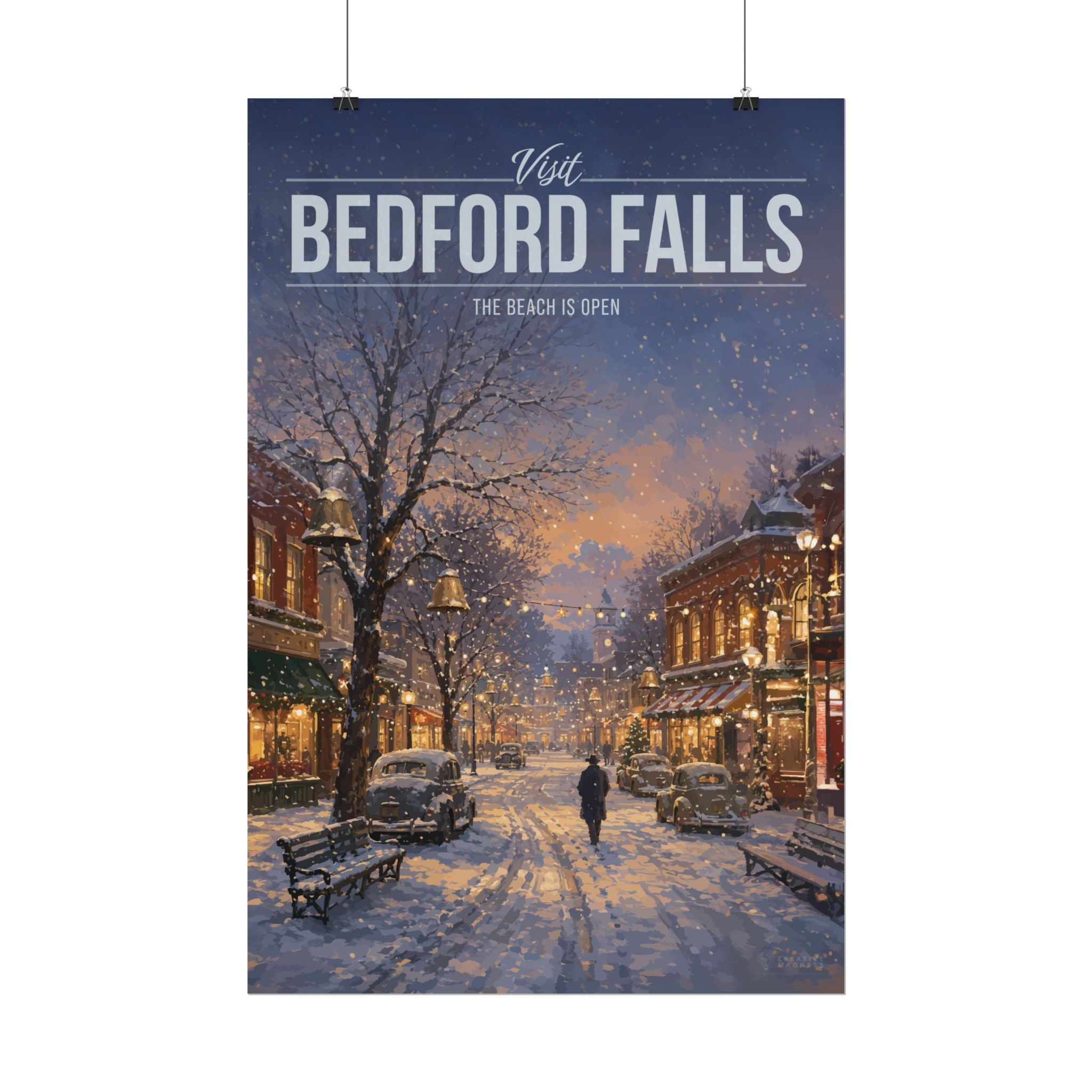 Bedford Falls Travel Poster