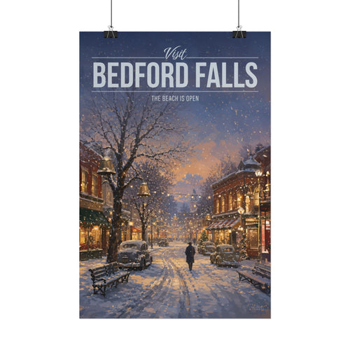 Bedford Falls Travel Poster