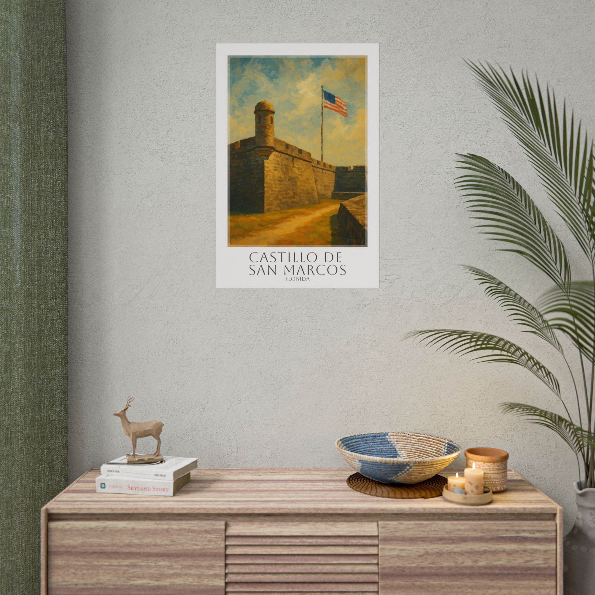 Castillo De San Marcos Travel Poster