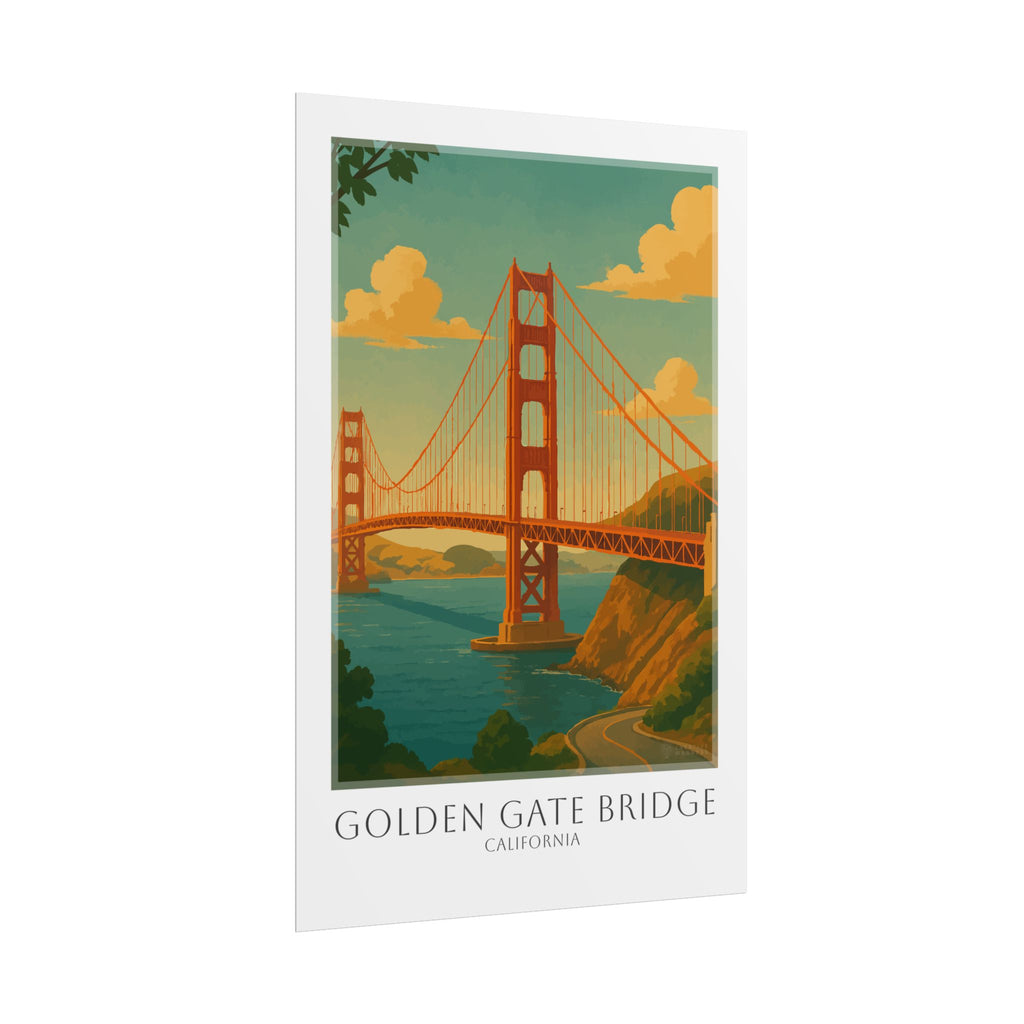 Golden Gate Bridge Travel Poster