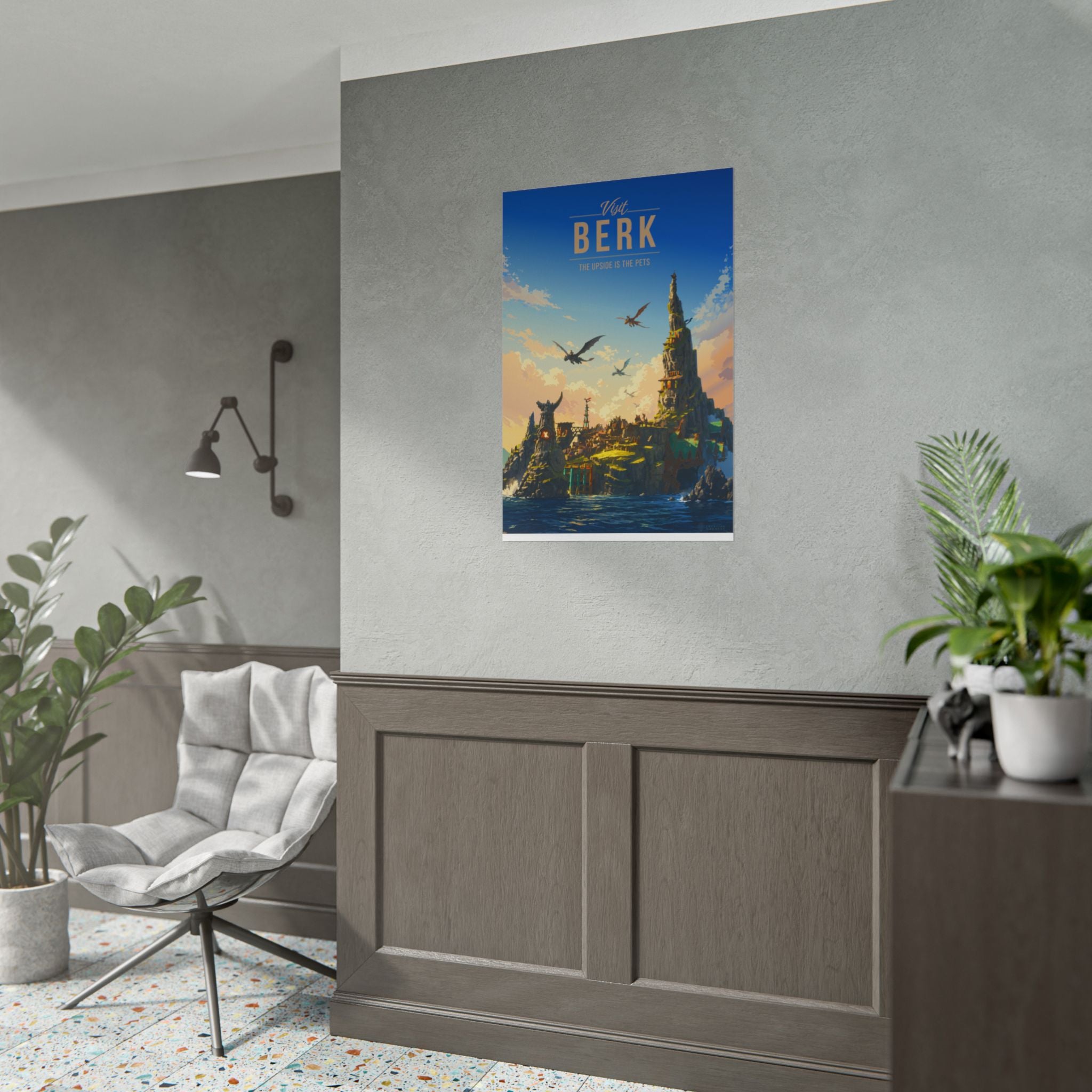 Berk Travel Poster