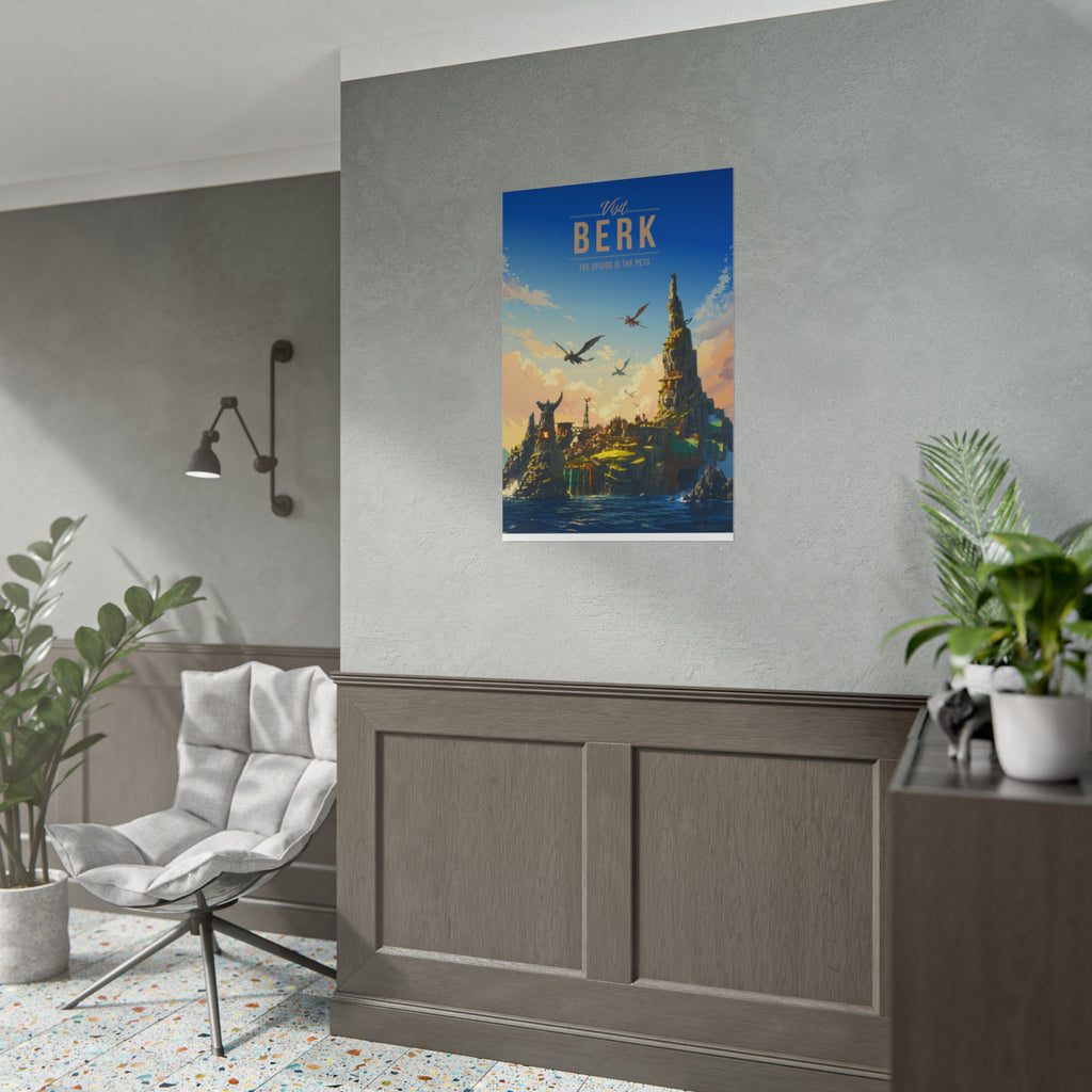 Berk Travel Poster