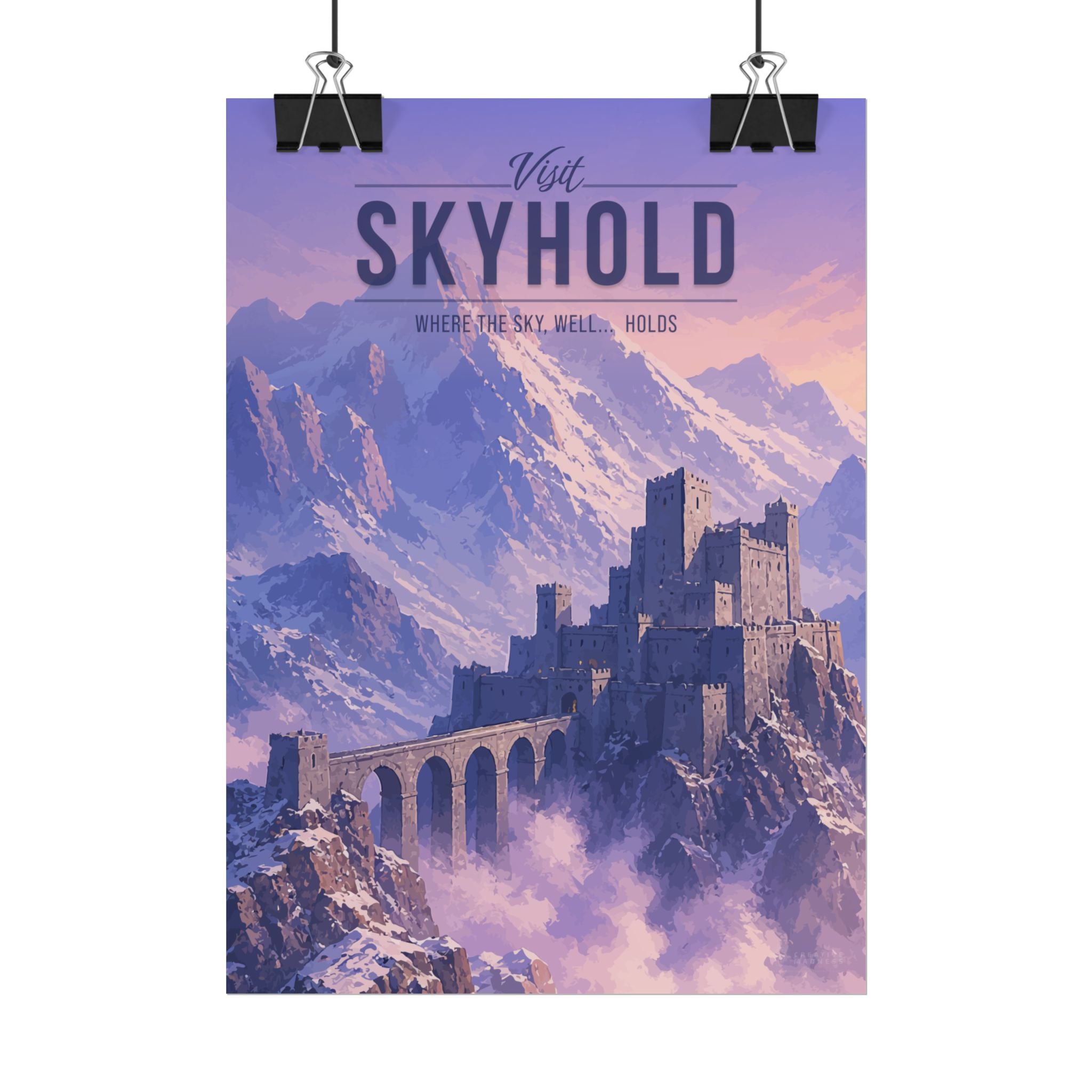 Skyhold Travel Poster