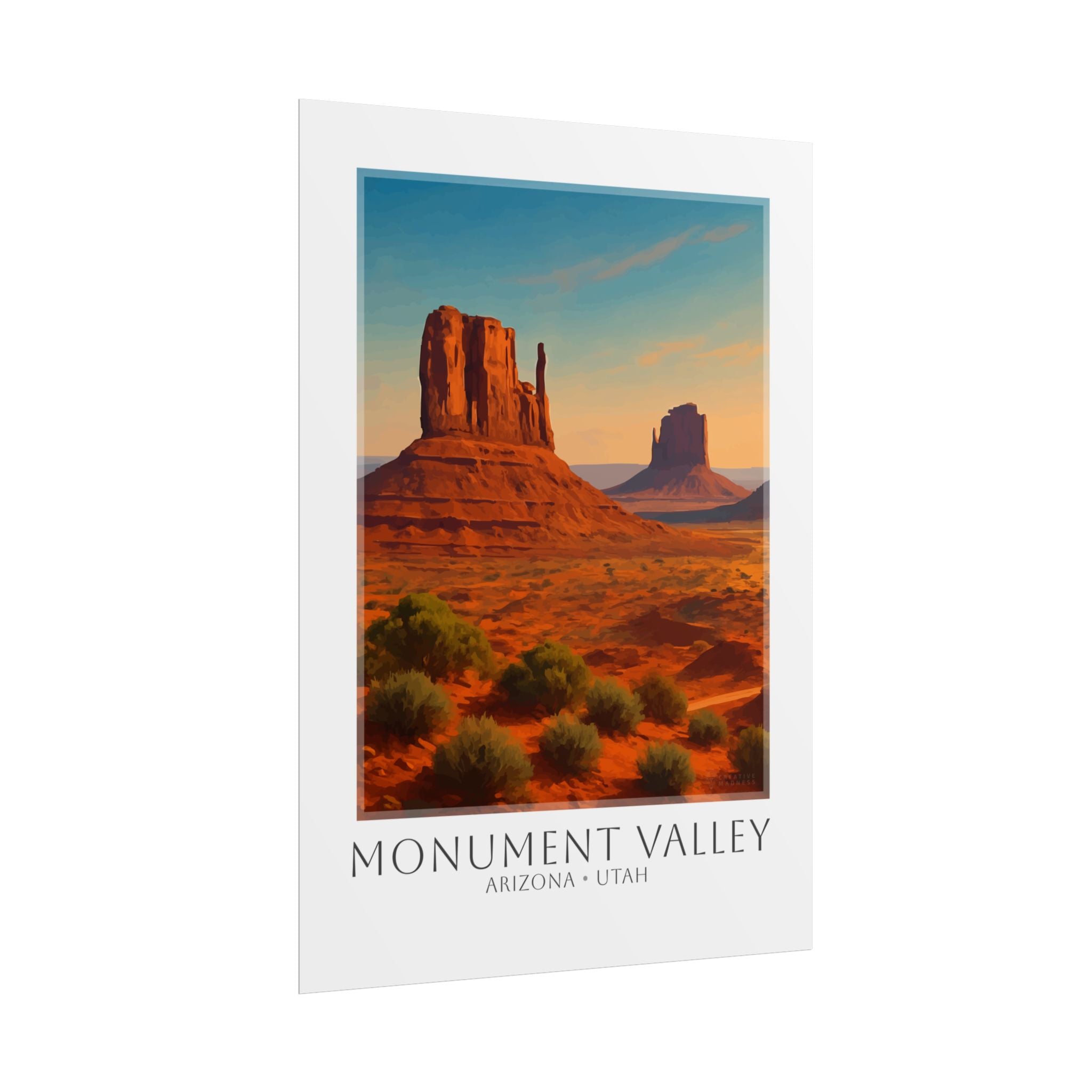 Monument Valley Travel Poster