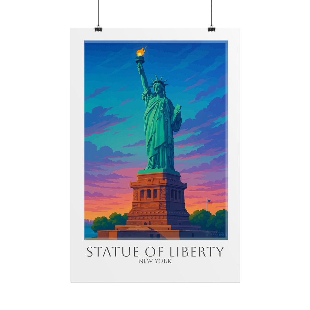 Statue Of Liberty Travel Poster