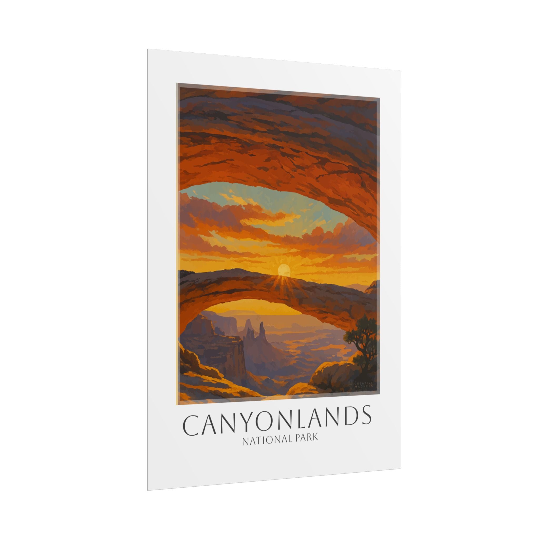 CANYONLANDS * Travel Poster * National Park Wall Art