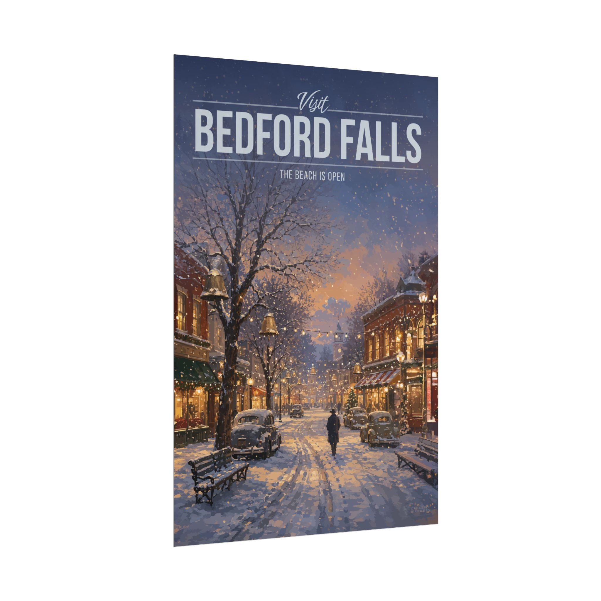 Bedford Falls Travel Poster