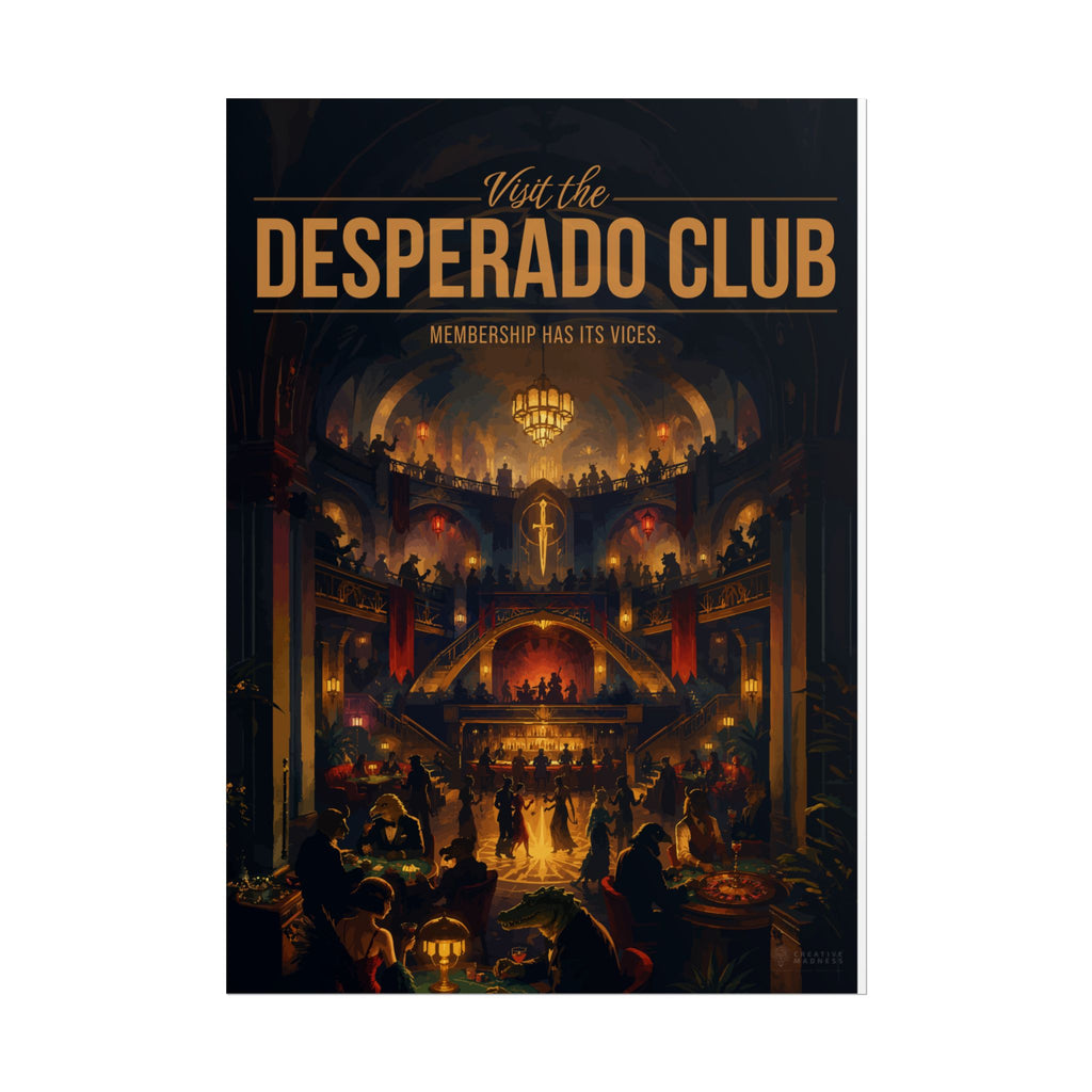 Desperado Club Travel Poster