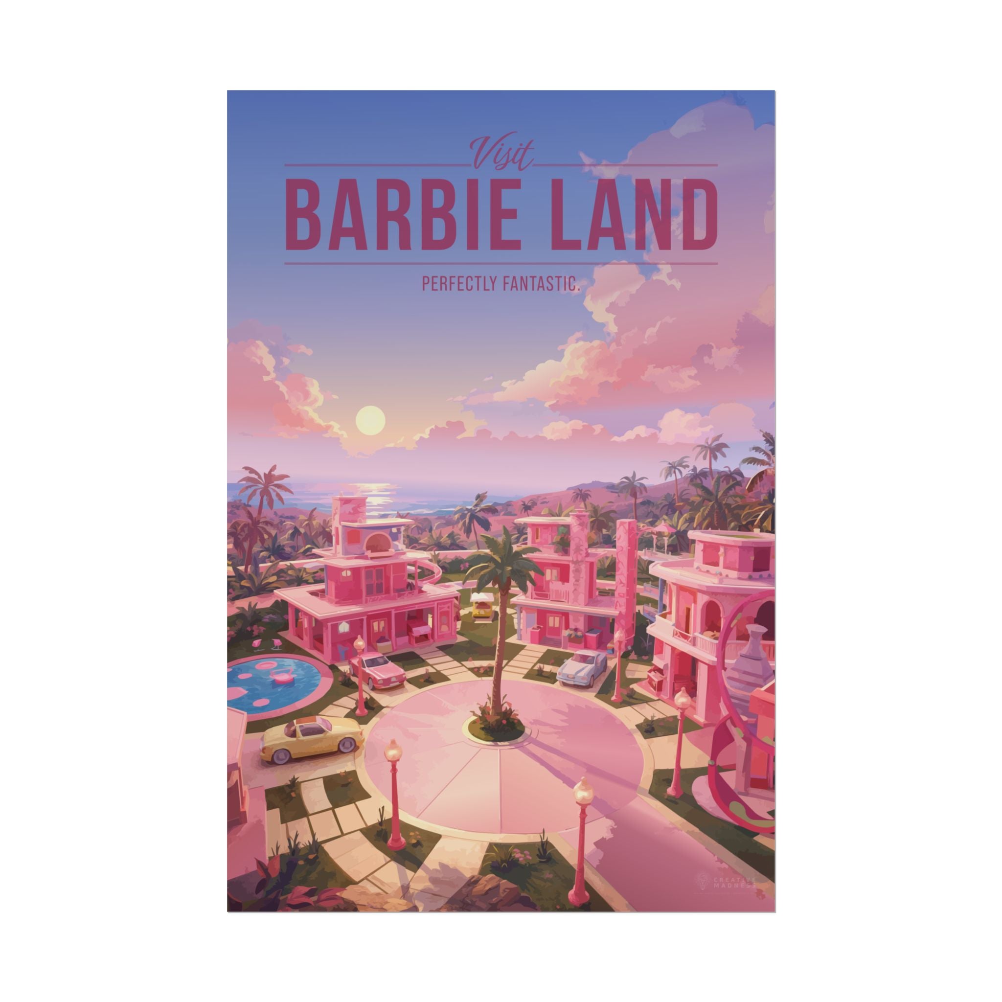 Barbie Land Travel Poster