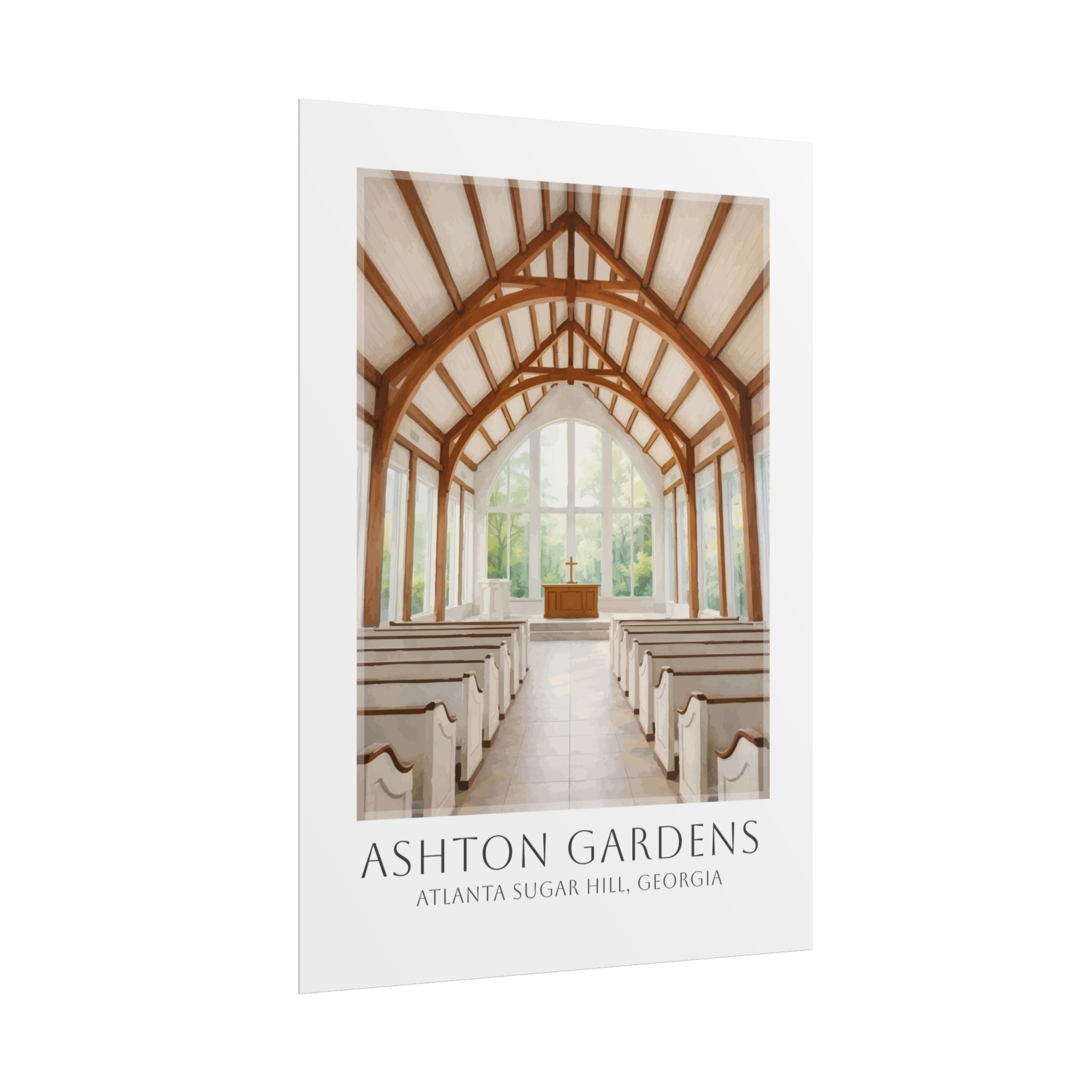 Ashton Gardens Travel Poster