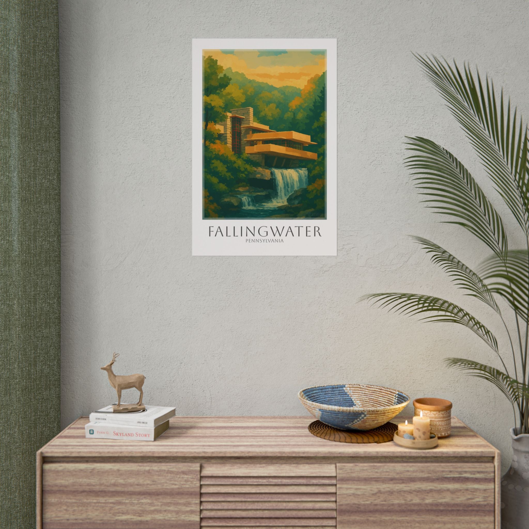 Fallingwater Travel Poster