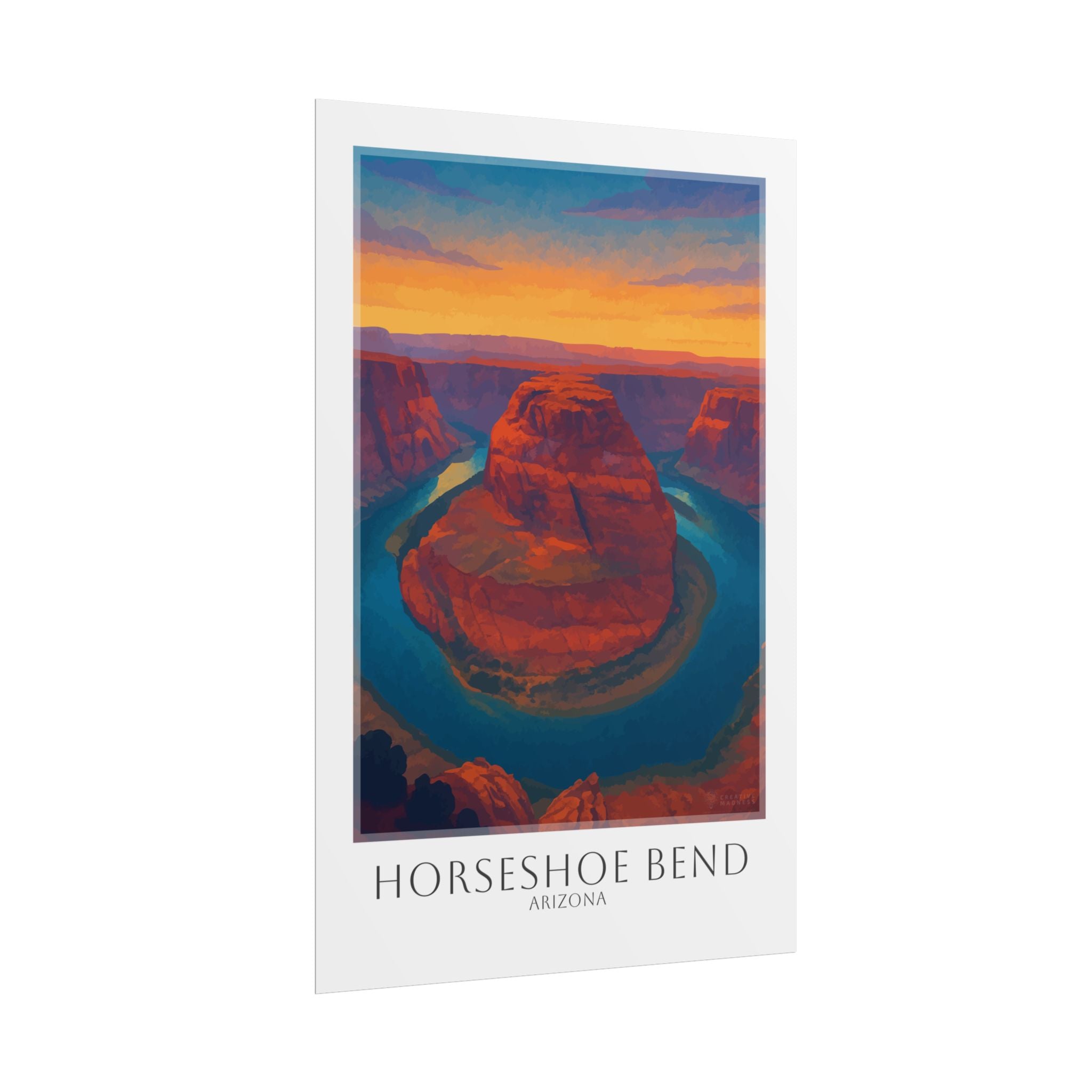 Horseshoe Bend Travel Poster