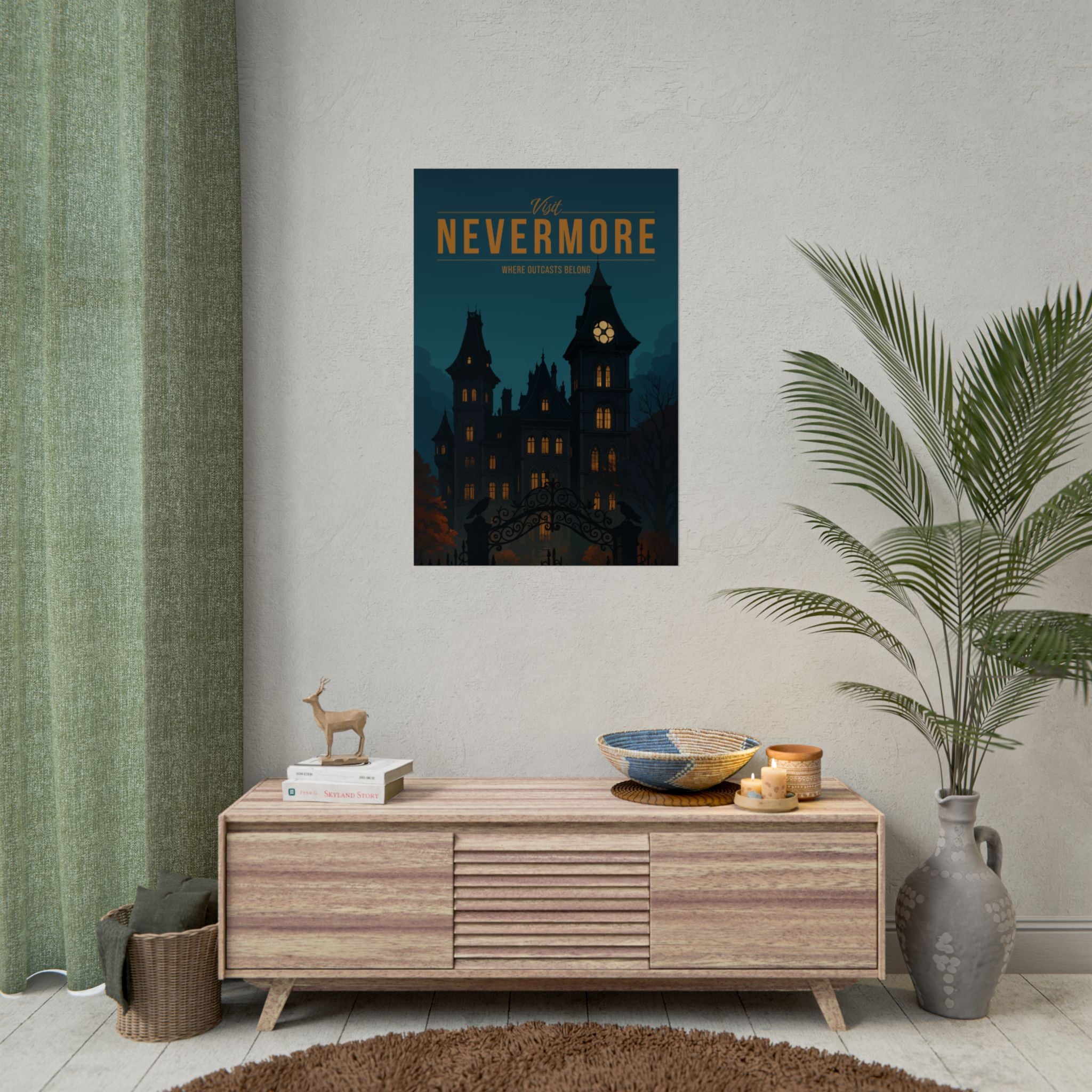 Nevermore Travel Poster