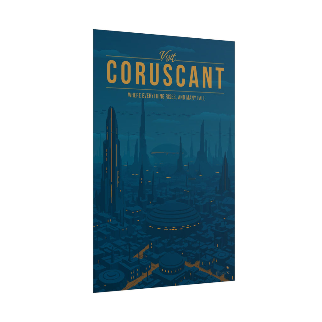Coruscant Travel Poster