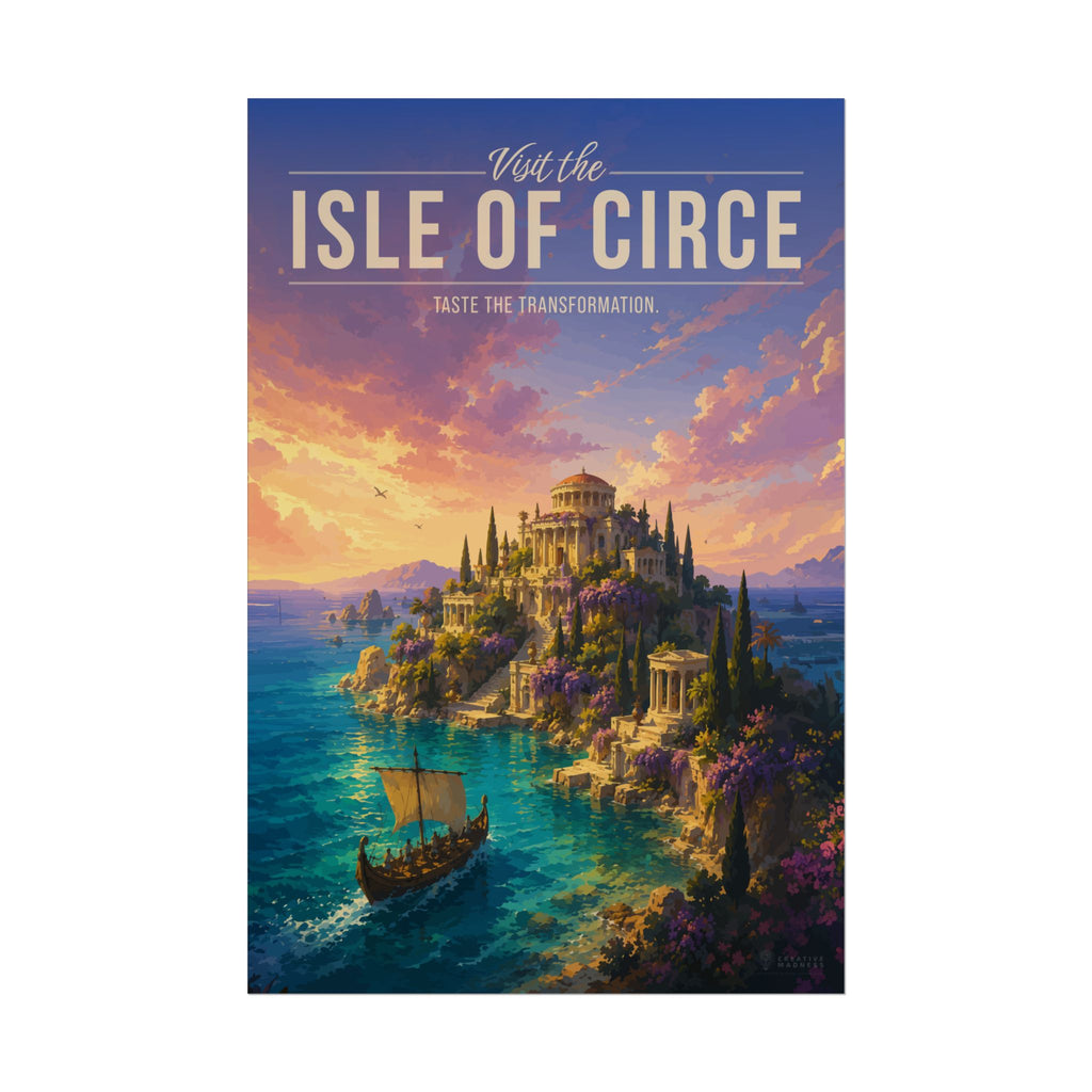 Isle Of Circe Travel Poster