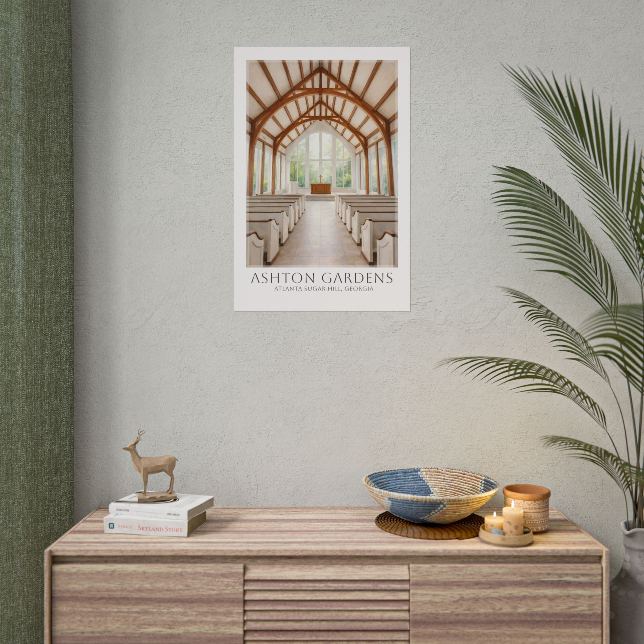 Ashton Gardens Travel Poster