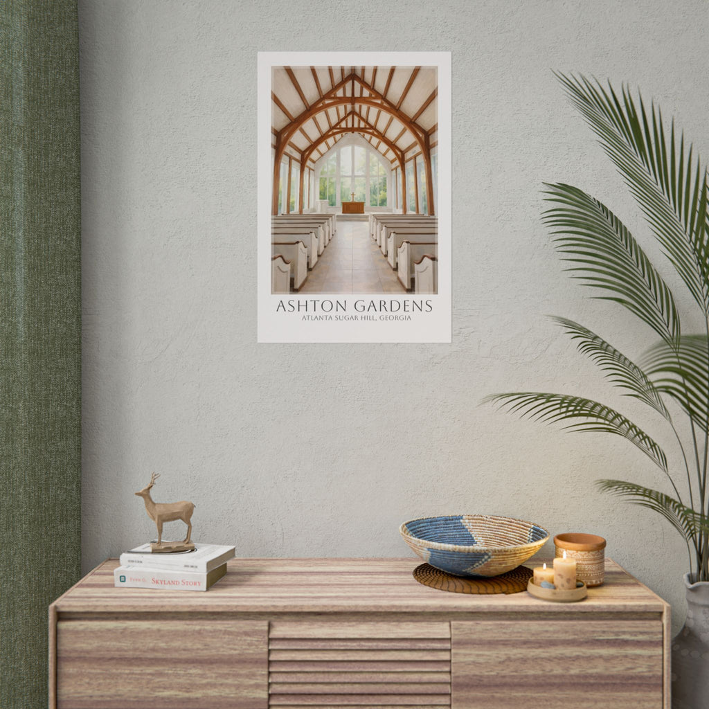 Ashton Gardens Travel Poster