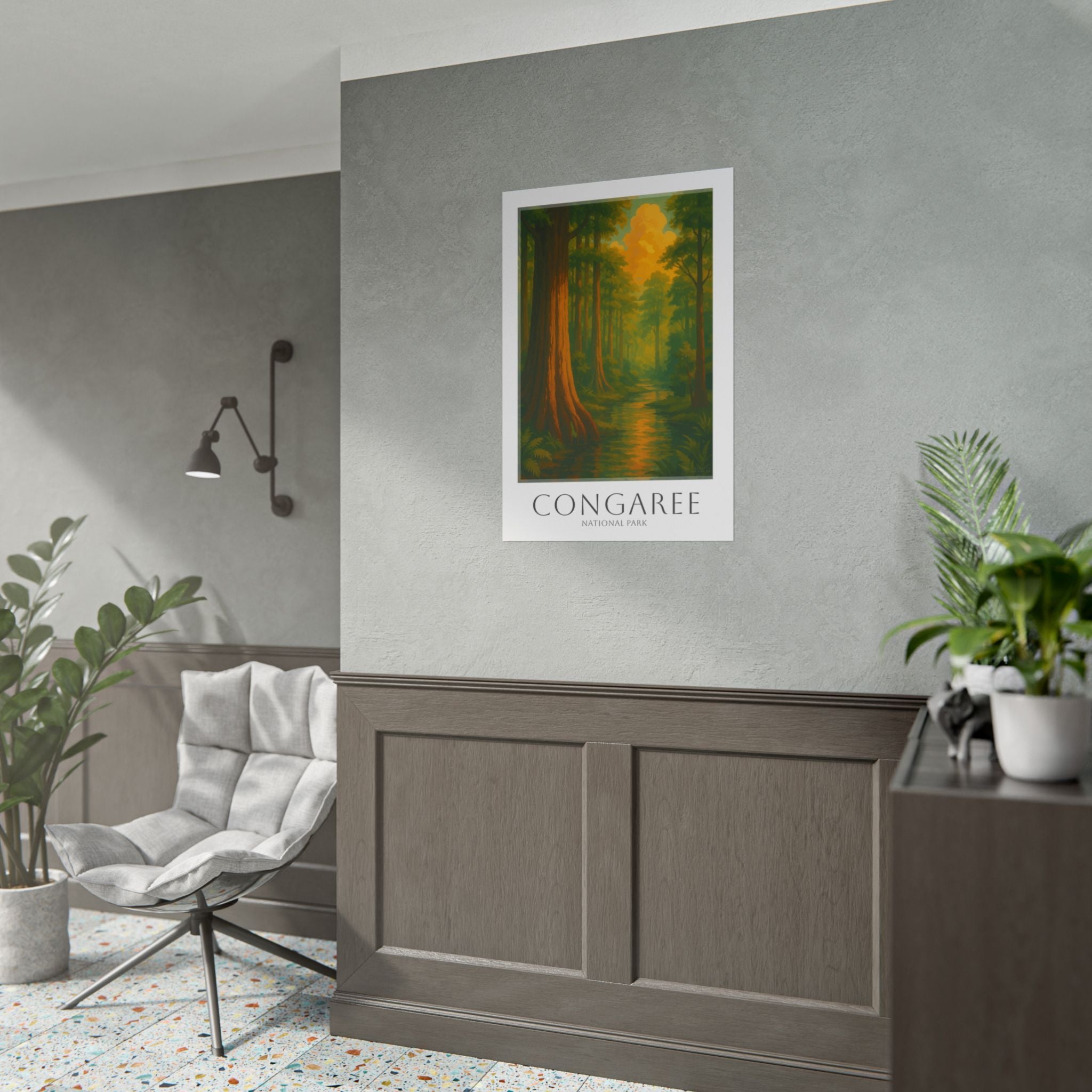 CONGAREE * Travel Poster * National Park Wall Art