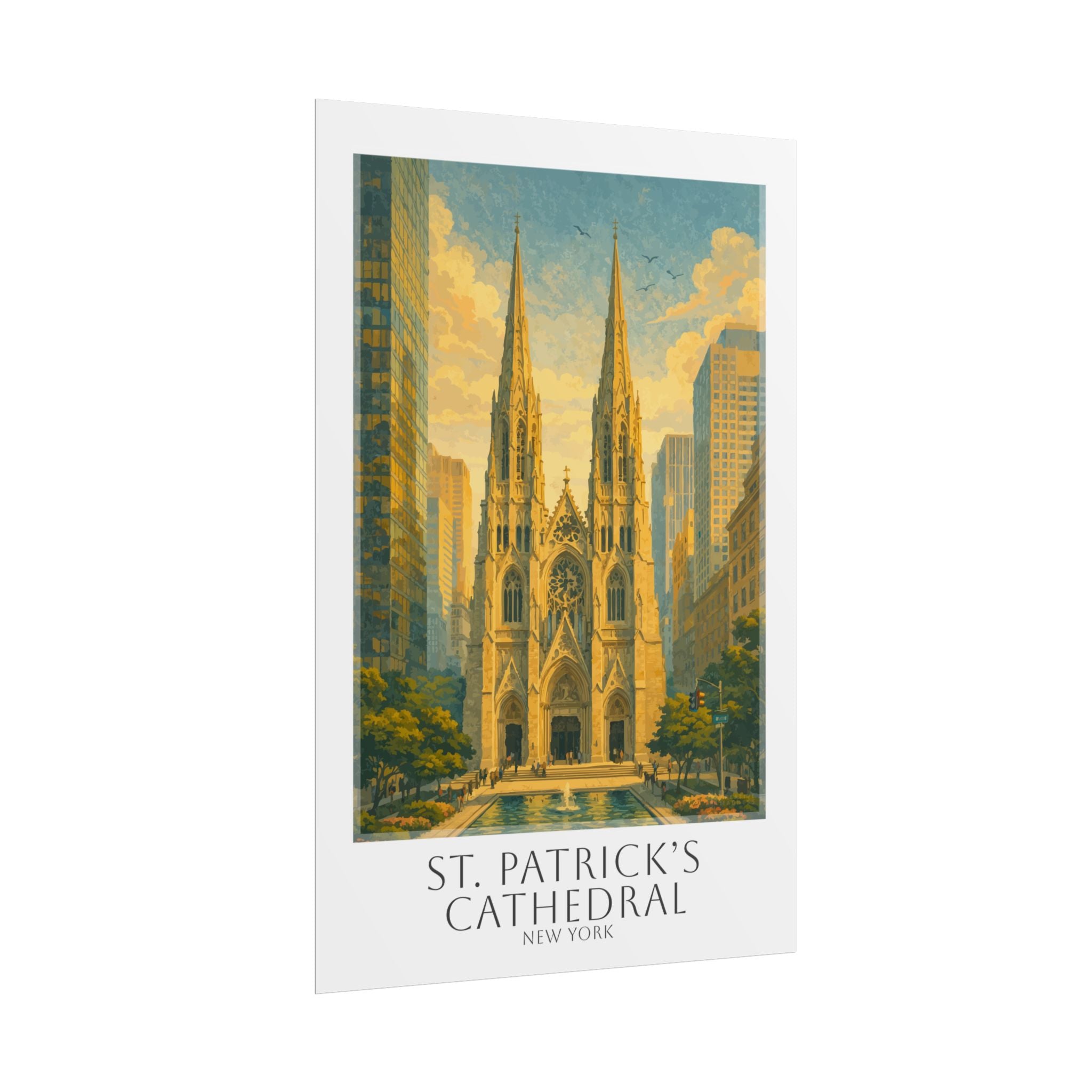 St Patricks Cathedral Travel Poster