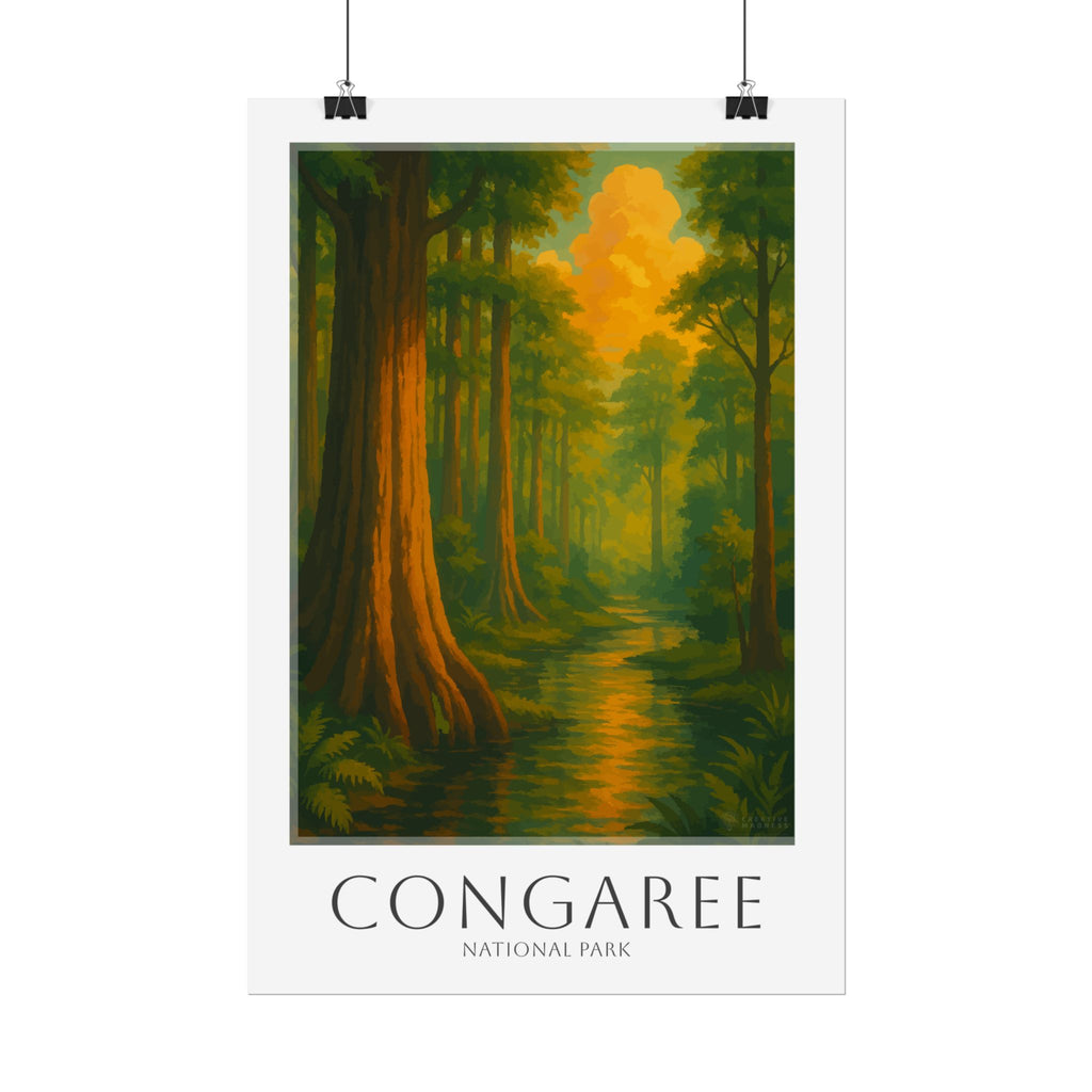 CONGAREE * Travel Poster * National Park Wall Art