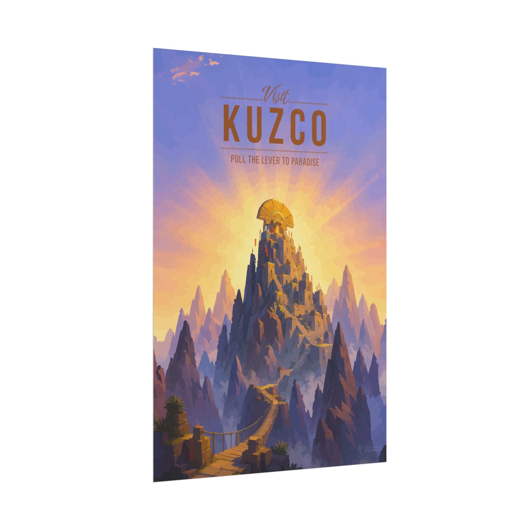 Kuzco Travel Poster