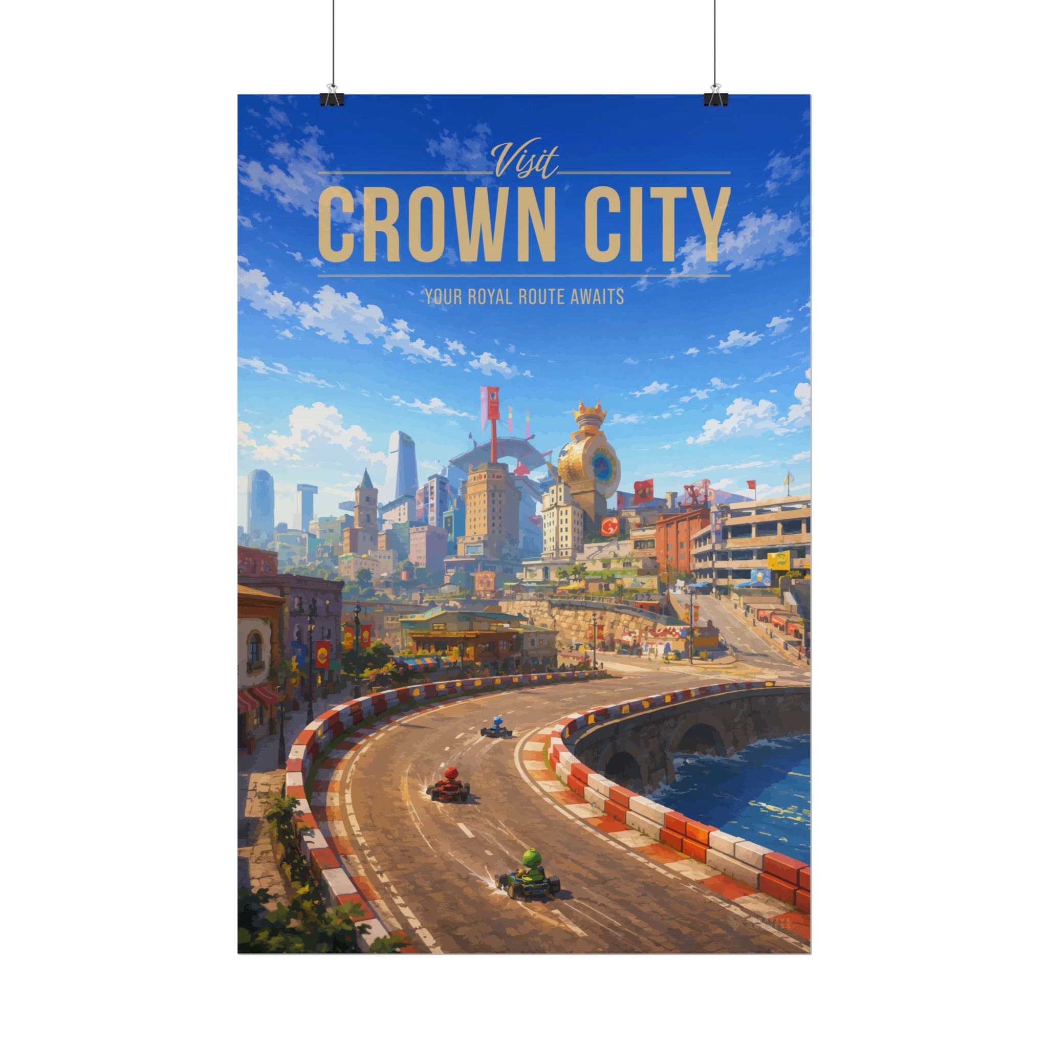 Crown City Travel Poster