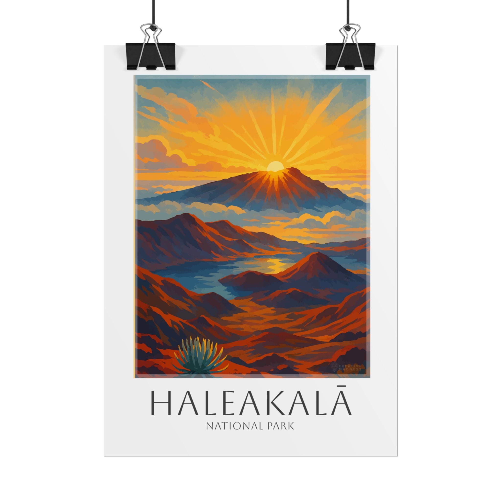 HALEAKALA  * Travel Poster * National Park Wall Art