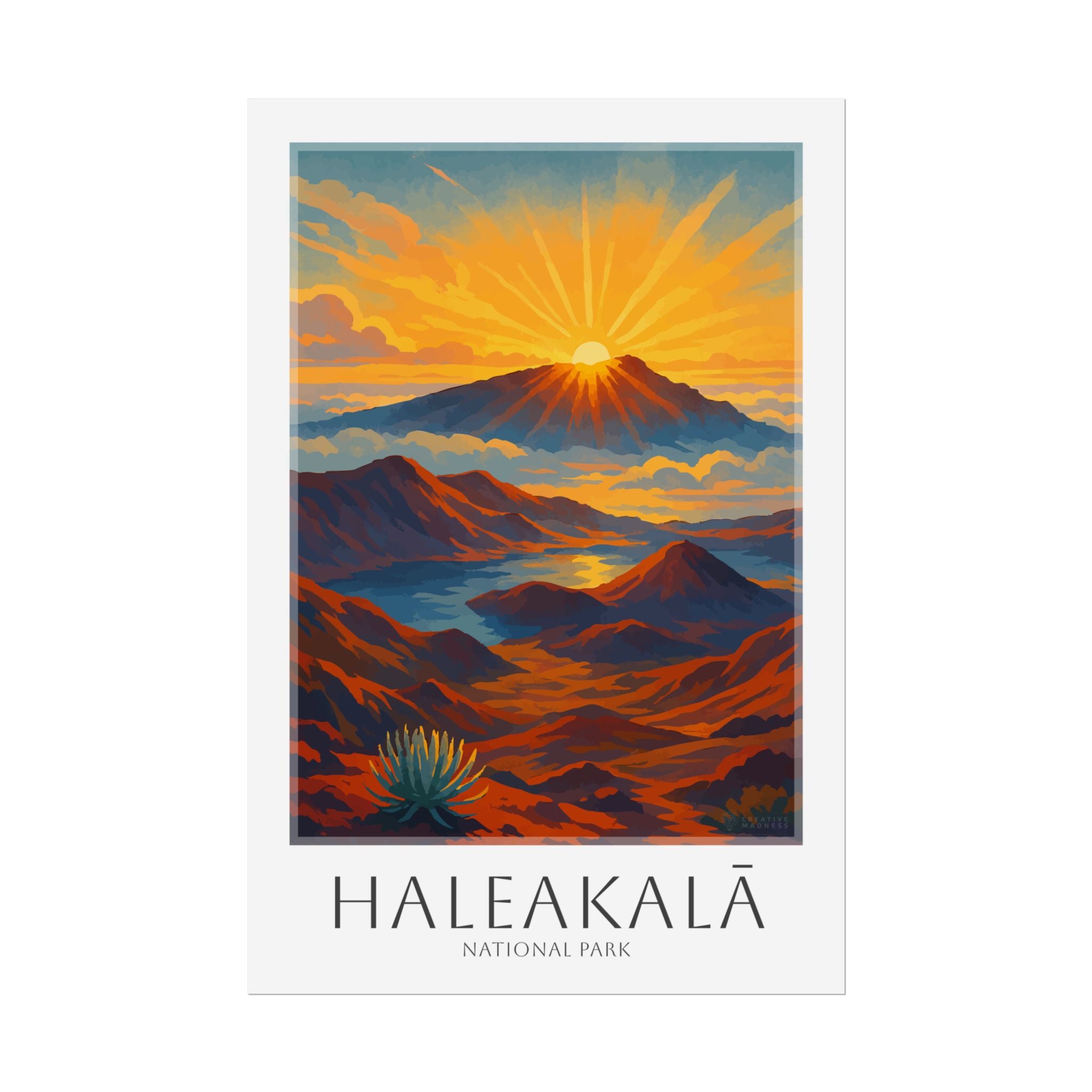 HALEAKALA  * Travel Poster * National Park Wall Art