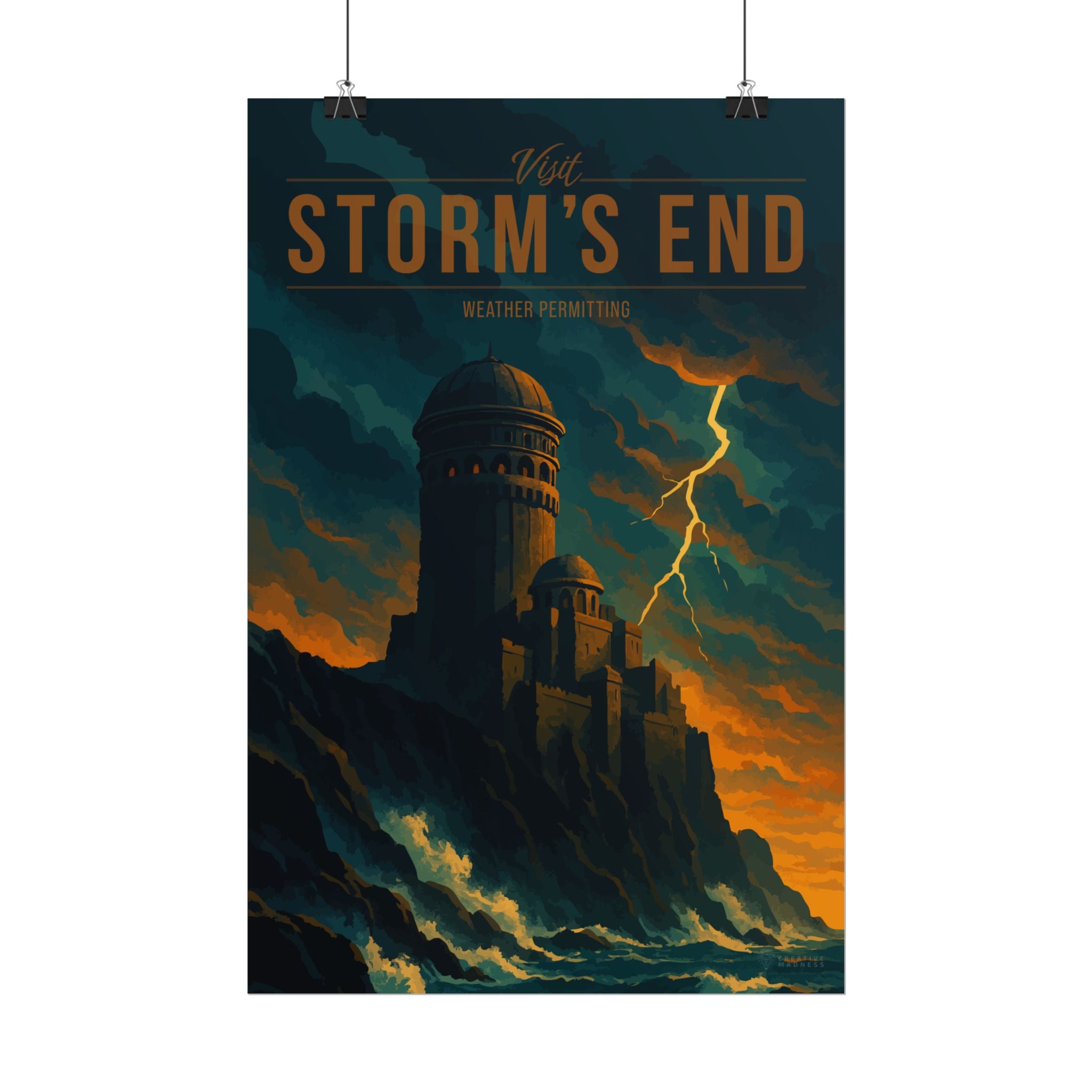 Storm's End Travel Poster