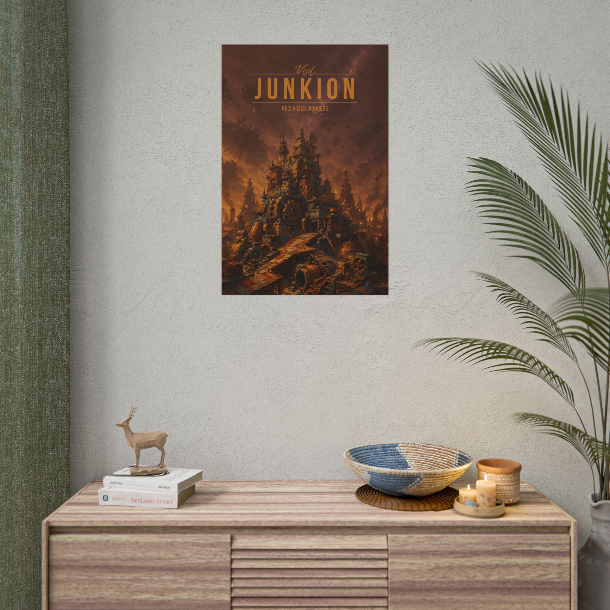 Junkion Travel Poster