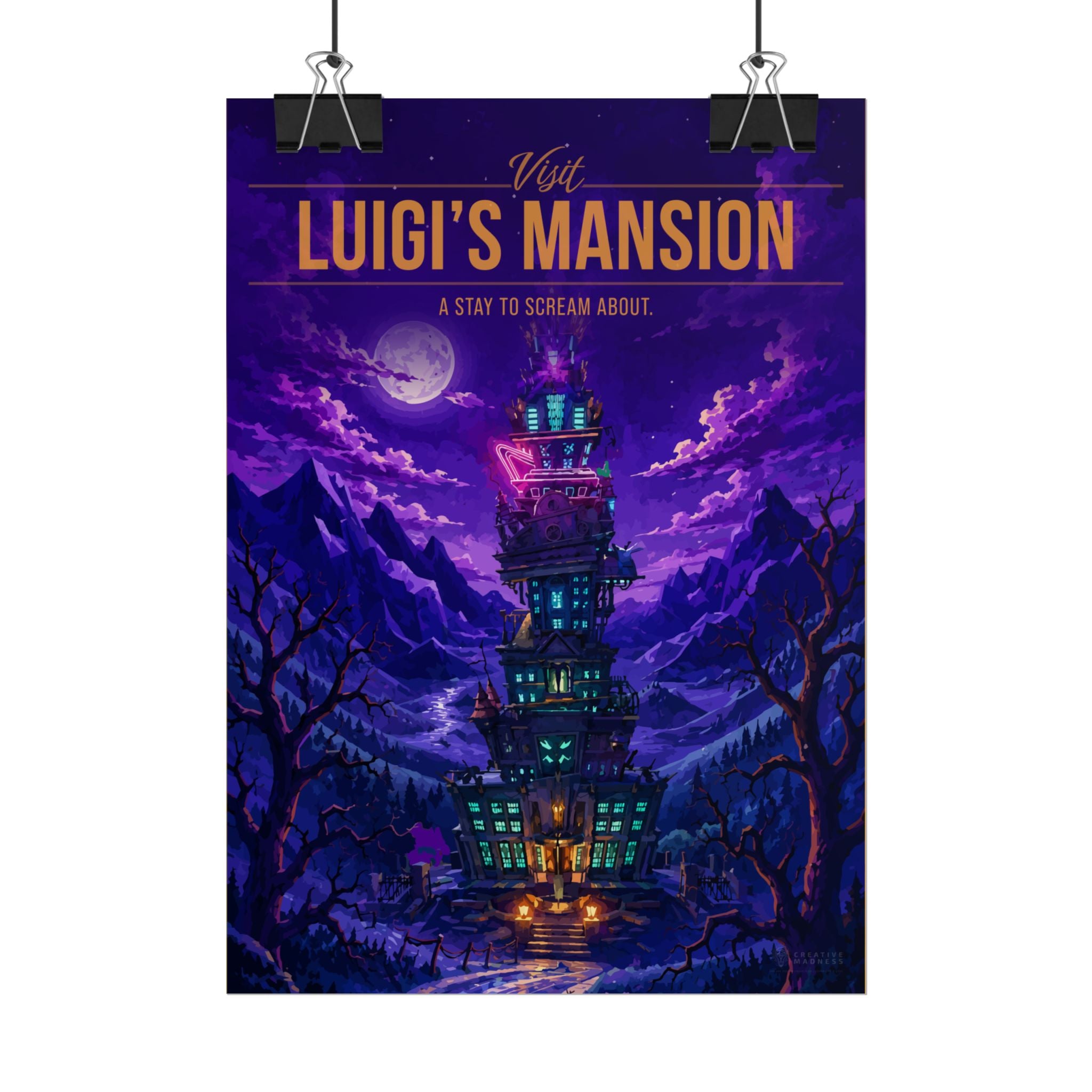 Luigi'S Mansion Travel Poster