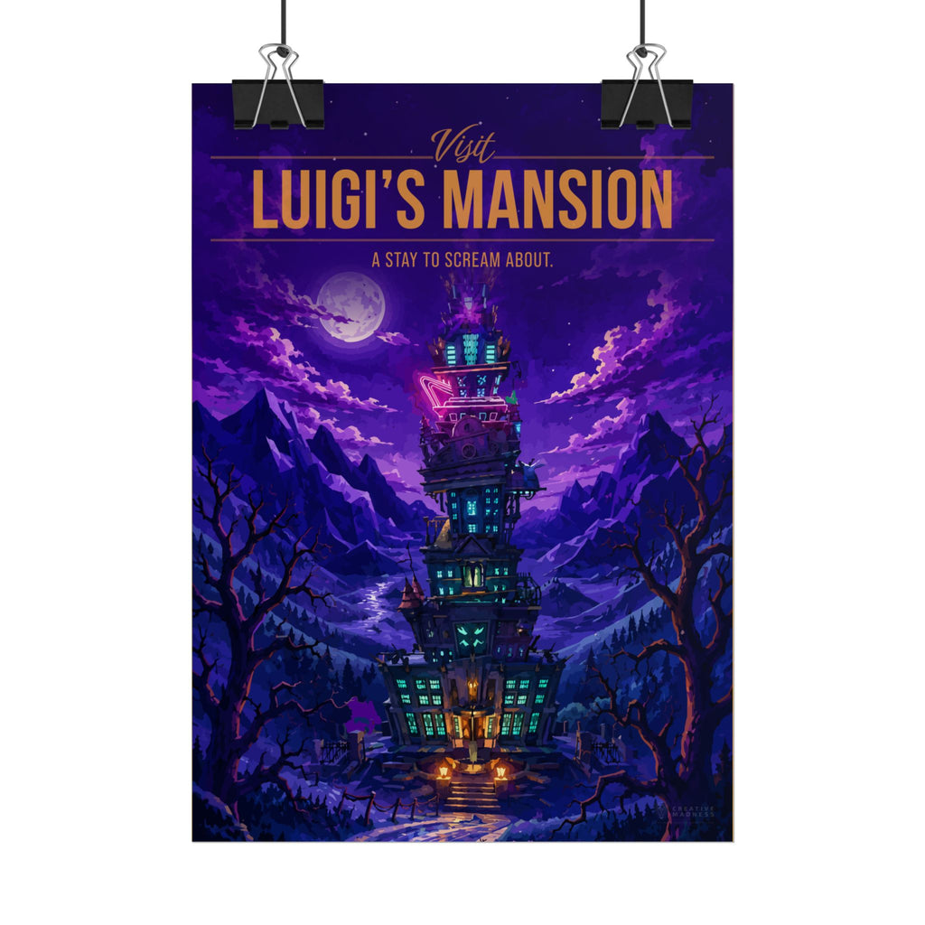 Luigi'S Mansion Travel Poster