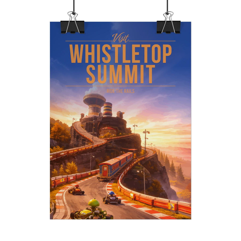 Whistletop Summit Travel Poster