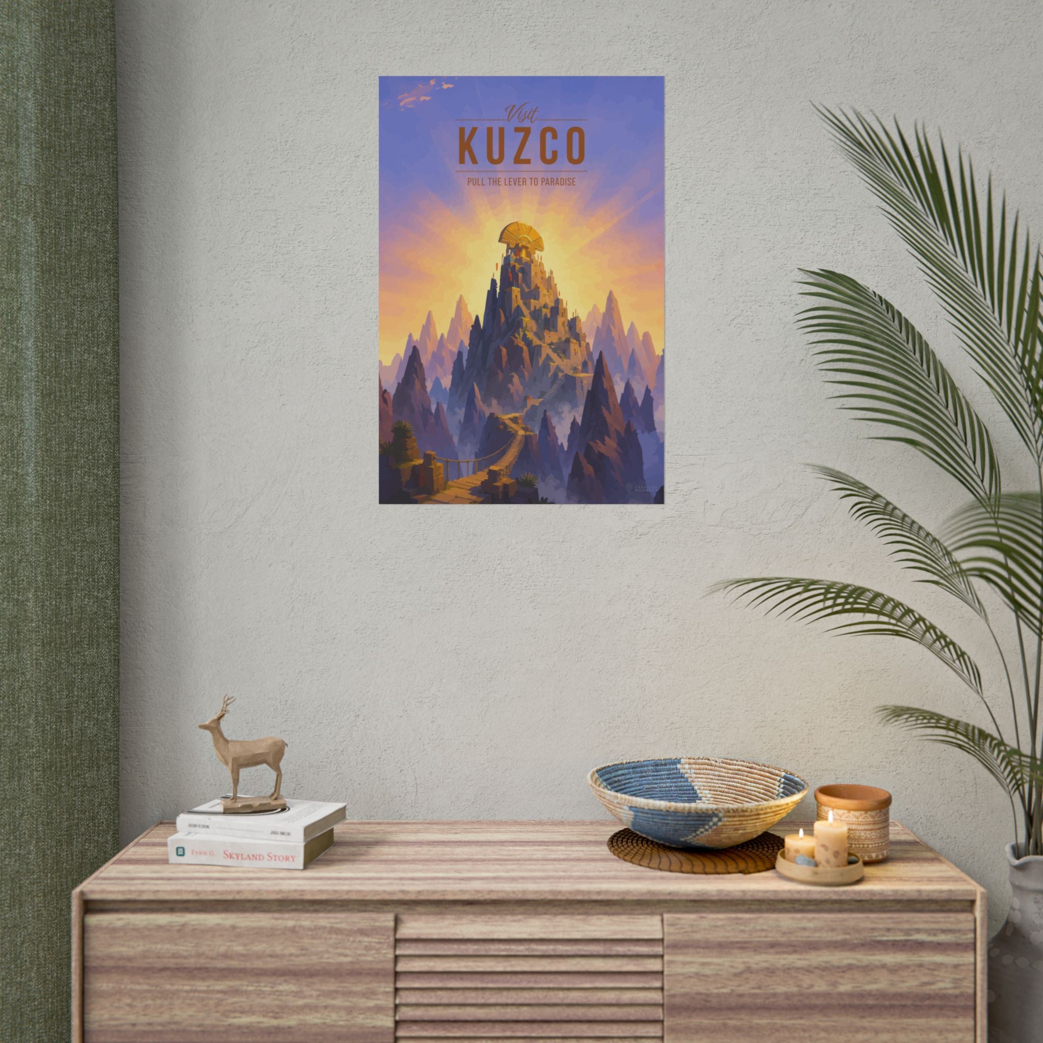Kuzco Travel Poster
